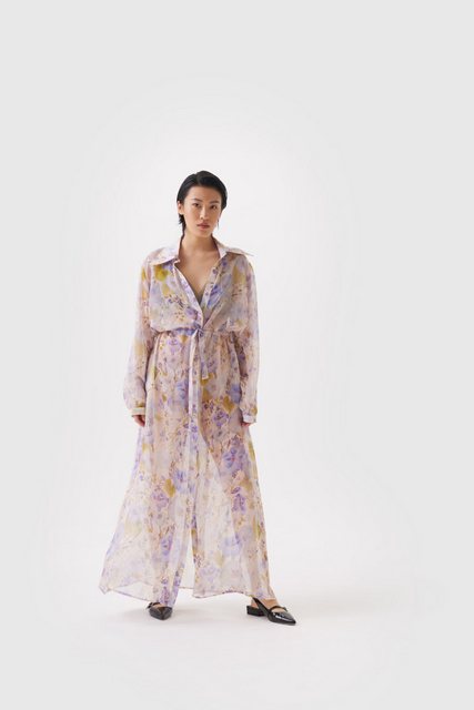 Boscana Maxikleid Sommerkleid aus Seide florales Design günstig online kaufen