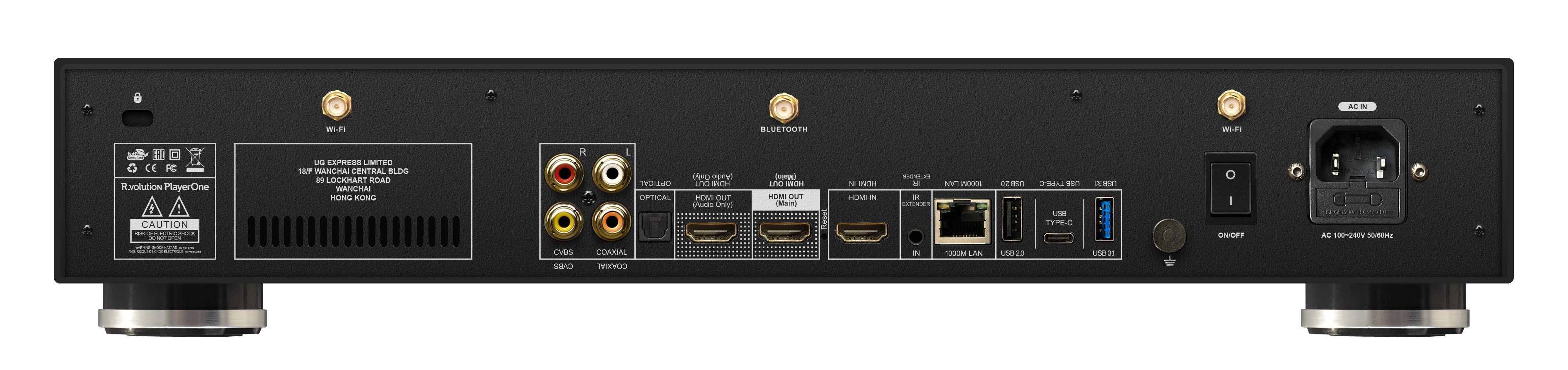 R_Volution PlayerOne 8K Netzwerkplayer Blu-ray-Player (WLAN, LAN)