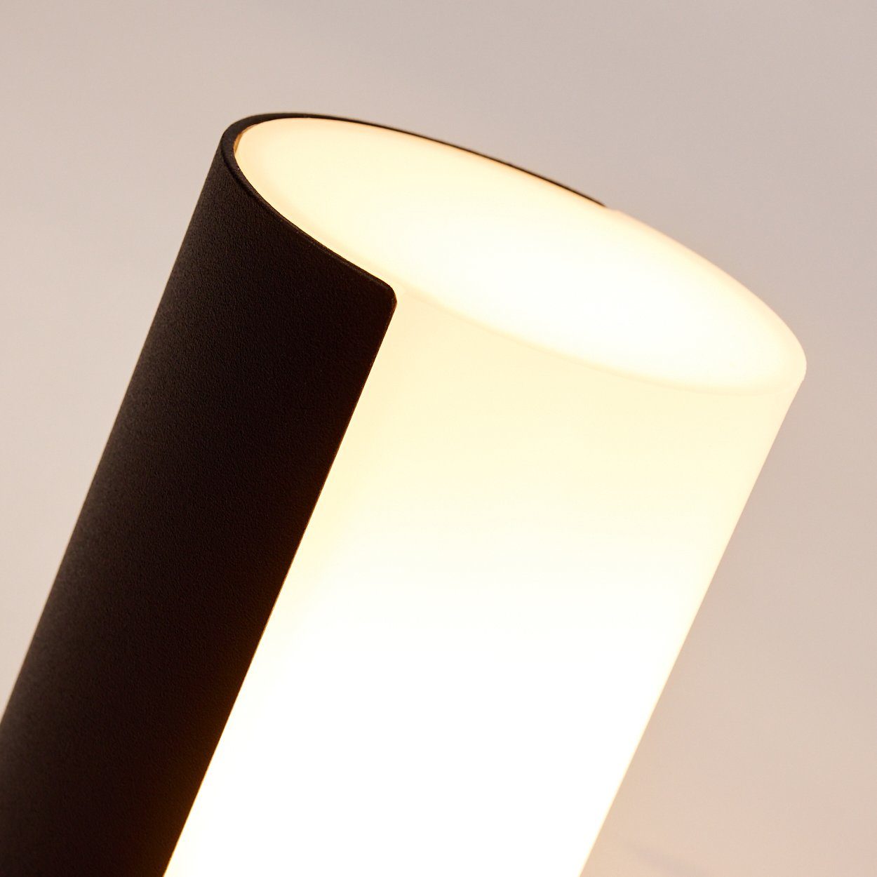 3000 in Schwarz und 500 Metall LED, Schirm »Isca« ist Kunststoff, weißem aus Lumen mit Außen-Wandleuchte Lichteffekten, Außenlampe LED Kelvin, hofstein drehbar,