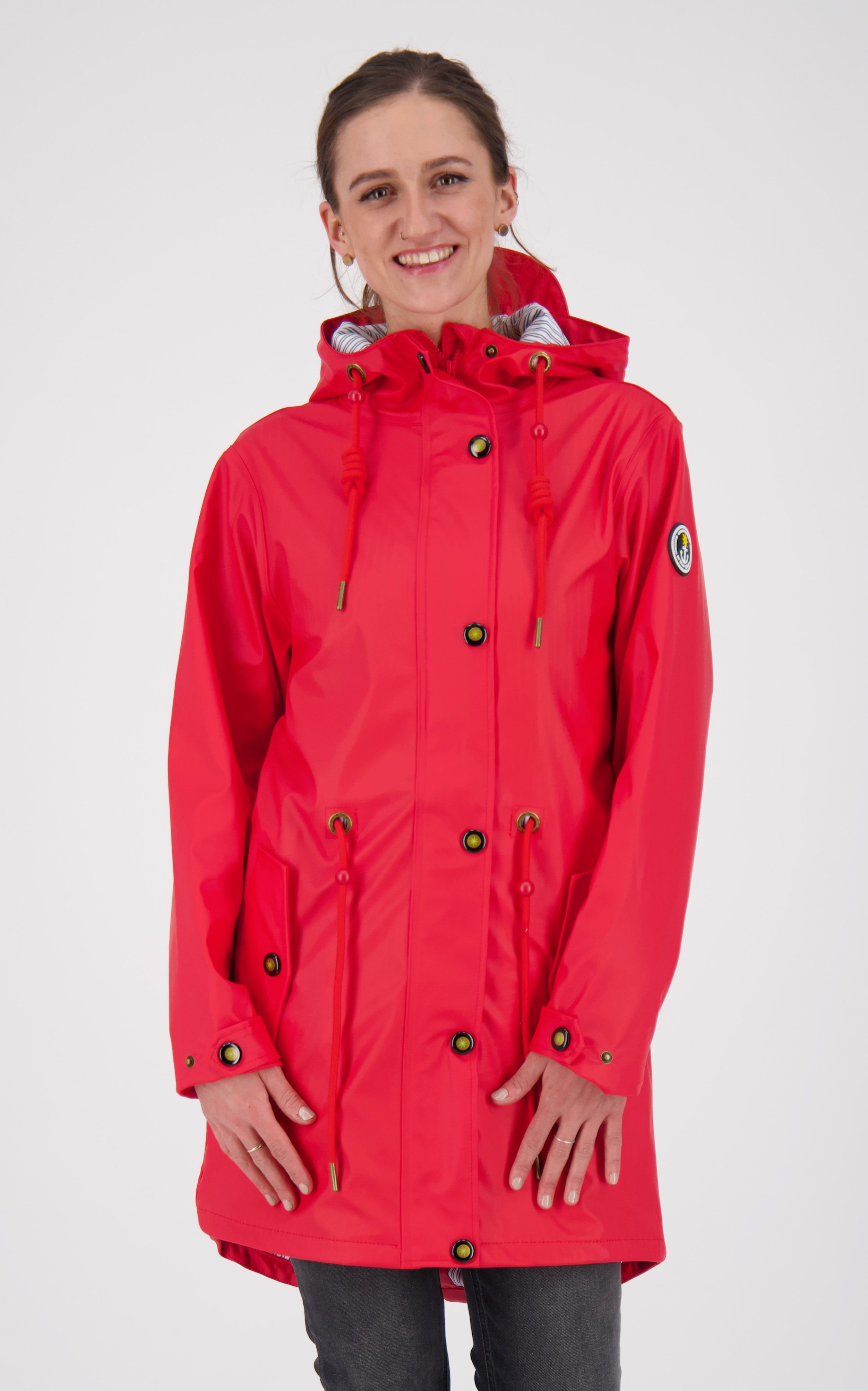 DEPROC Active Regenjacke Regenjacke & Longjacket #ankerglutliebe II CS WOMEN auch in Großen Größen erhältlich red