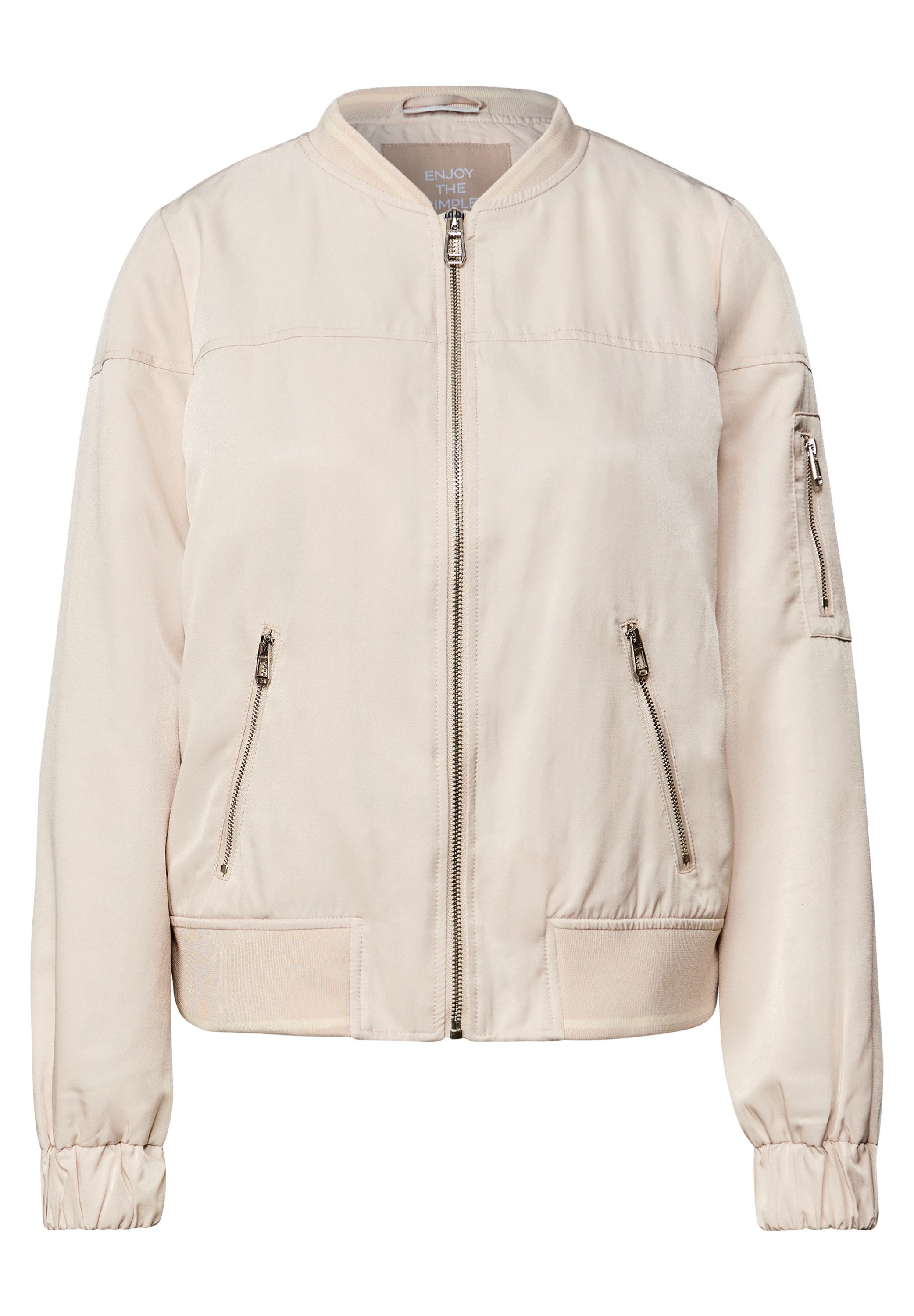 STREET ONE Blouson aus satinierter Viskose