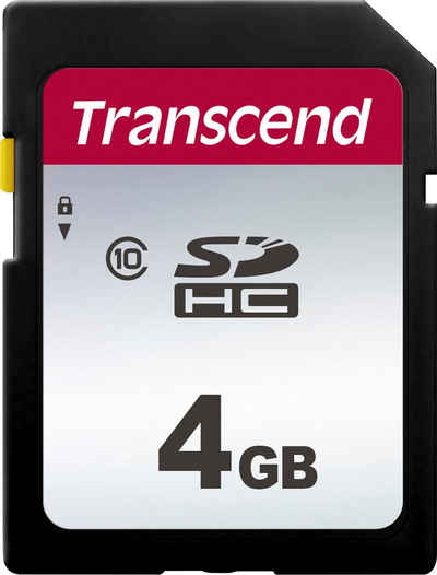 Transcend »SDHC 300S 4 GB« Speicherkarte (4 GB, Video Speed Class 30 (V30), 20 MB/s Lesegeschwindigkeit)