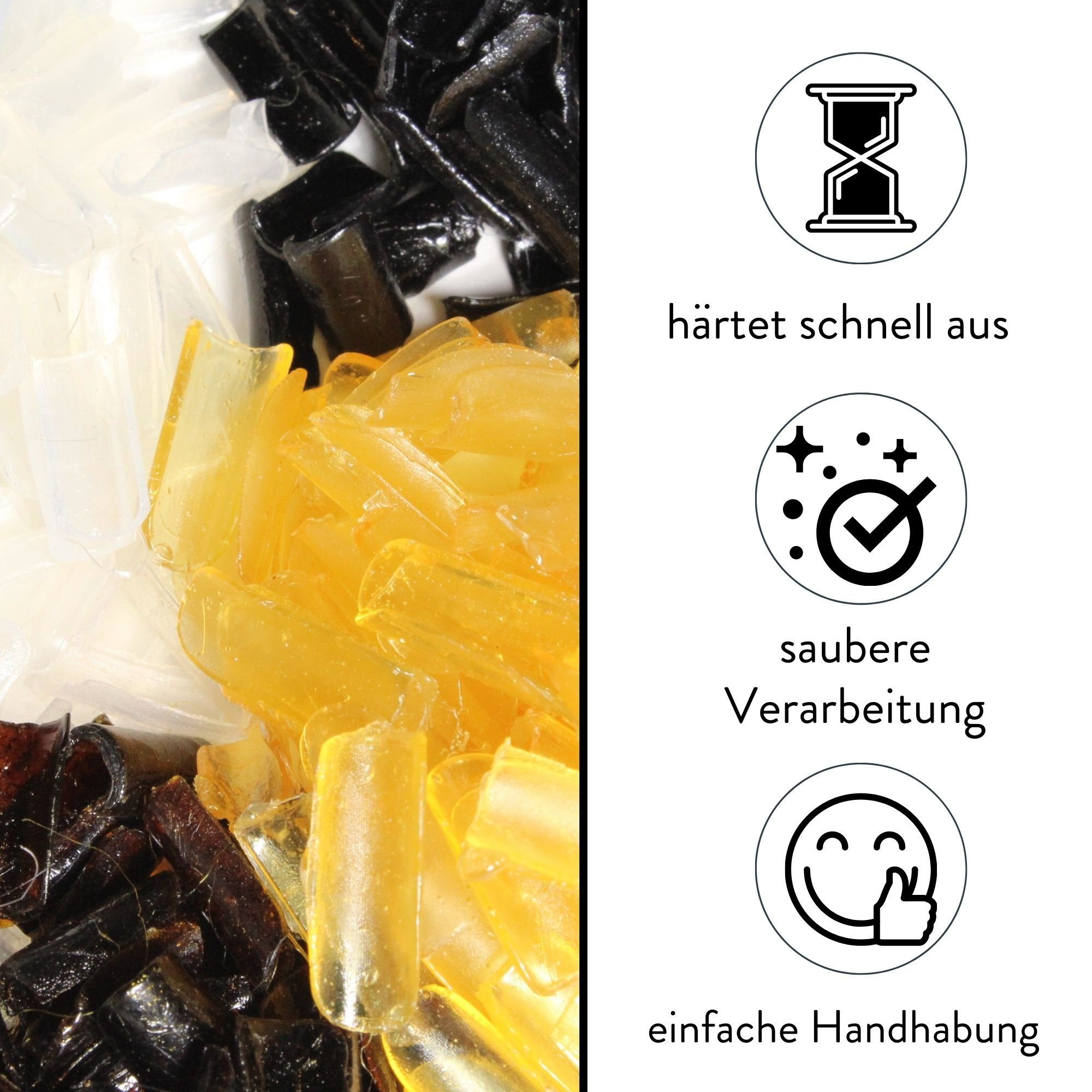 hair2heart Echthaar-Extension Ersatzbondings Braun