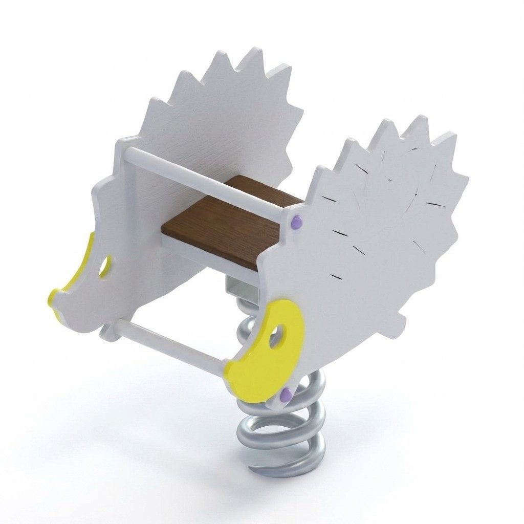 Xlmoebel Federwippe Igel Schaukelwippe aus robustem Material für Kinder (Federwippe) Hergestellt in Europa