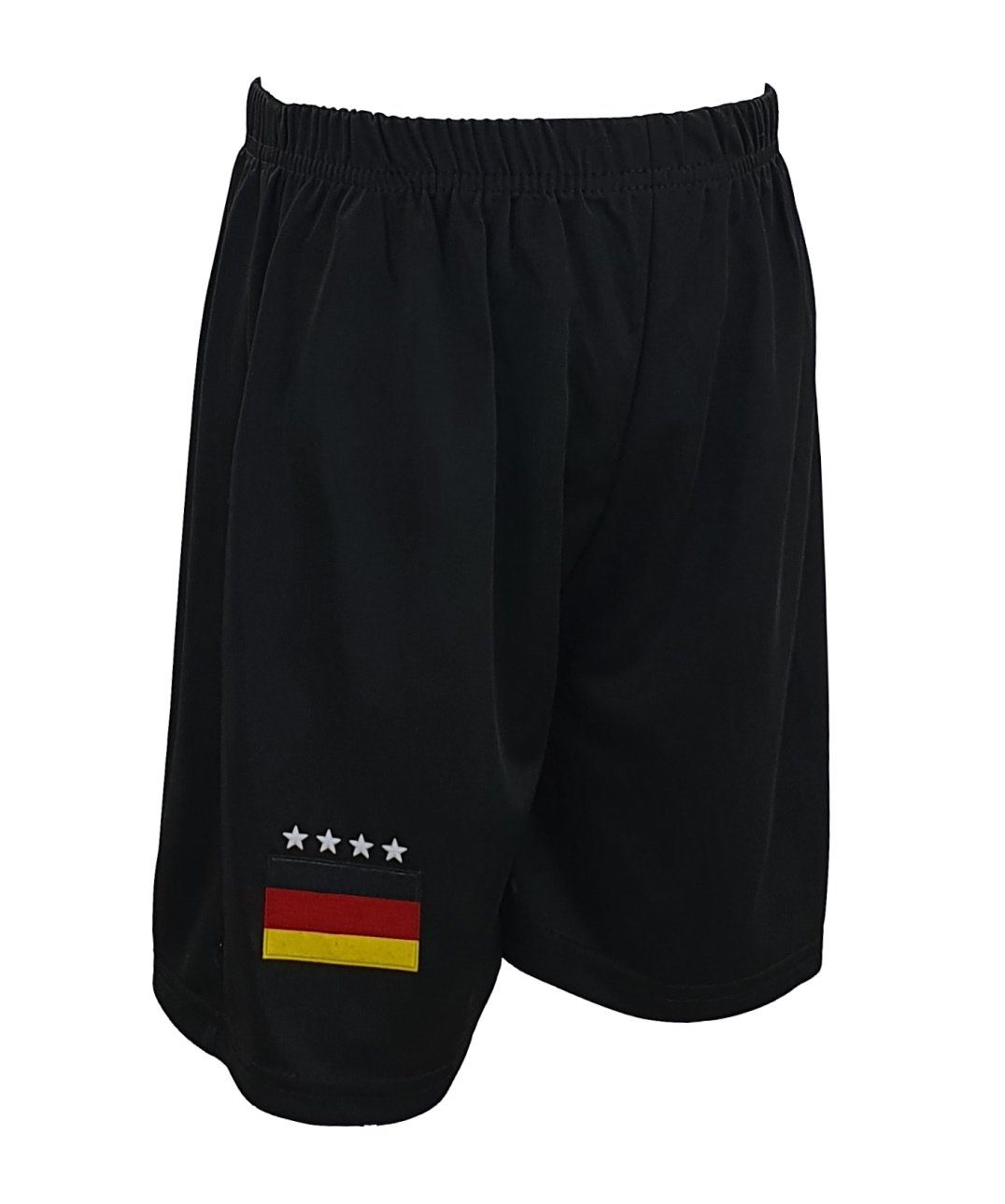 (Set) Weiß Boy Set Germany Fussball Fan Shorts, gestreift Deutschland Fußballtrikot Fashion Trikot JS130 +