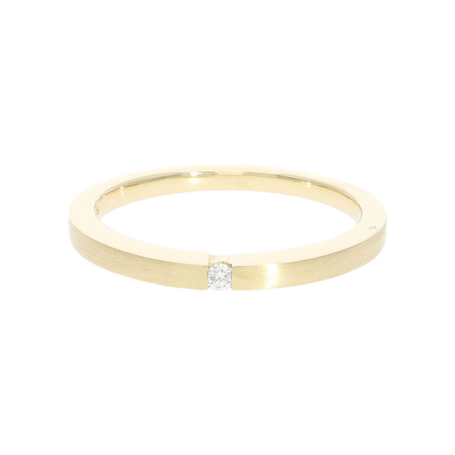 JuwelmaLux Fingerring JuwelmaLux Ring 585/000 (14 Karat) Gold mit Brillant JL30-07-0909 (kein Set, 1-tlg)