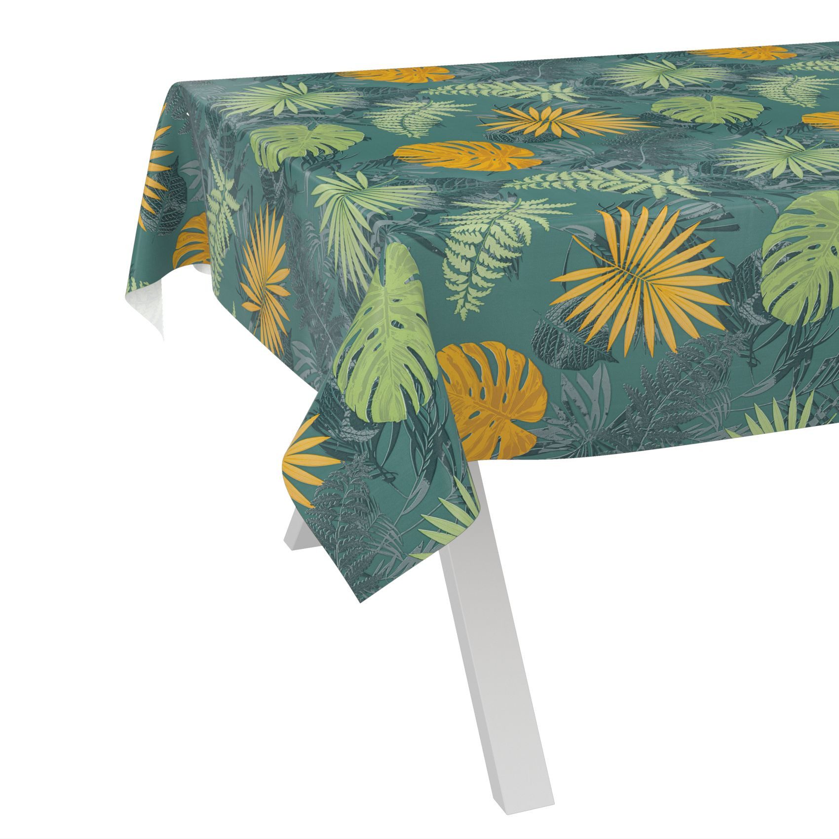 ANRO Tischdecke Wachstuch abwaschbar Jungle Tischwäsche günstig online kaufen