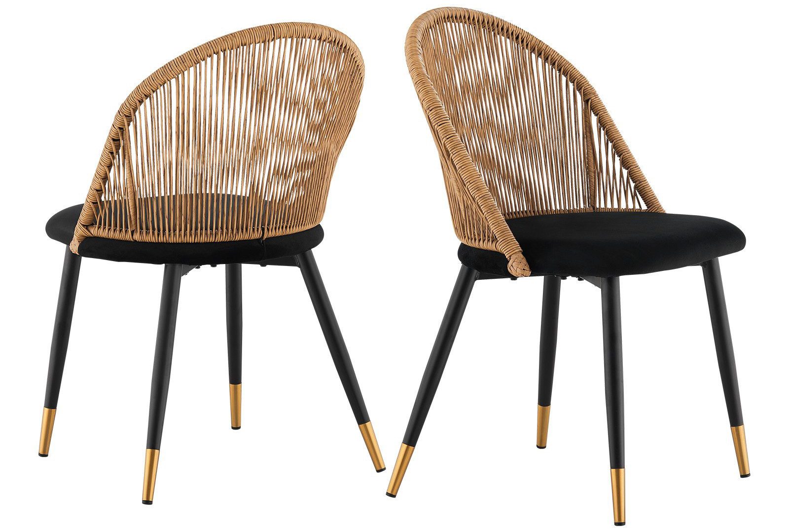 Ofcasa Esszimmerstuhl Polsterstuhl (2er Set), Samtstuhl günstig online kaufen