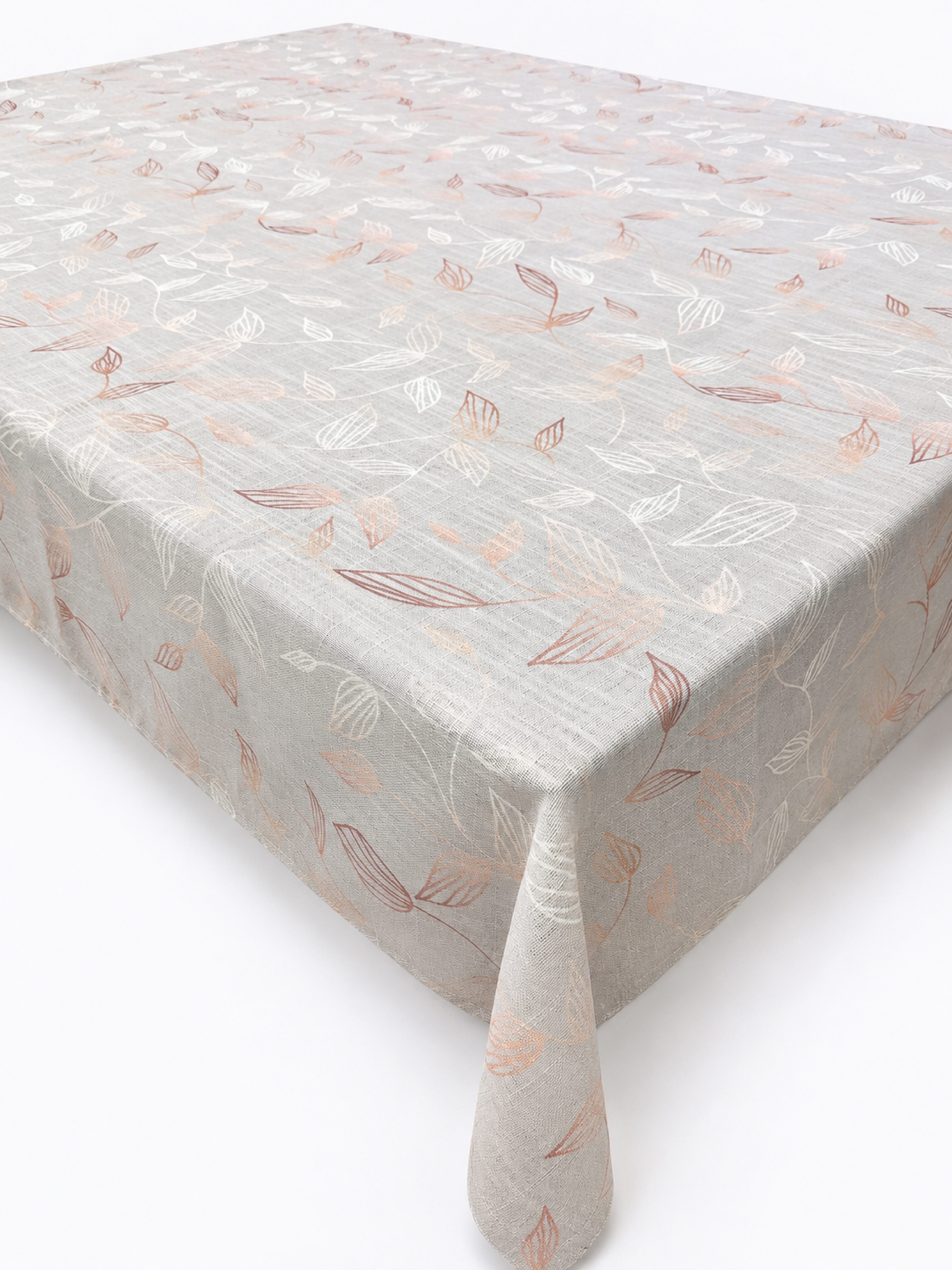OTTO home Tischdecke Raffon (Packung 1-tlg), Leinen Optik mit Blattmotiv, verschiedene Größen