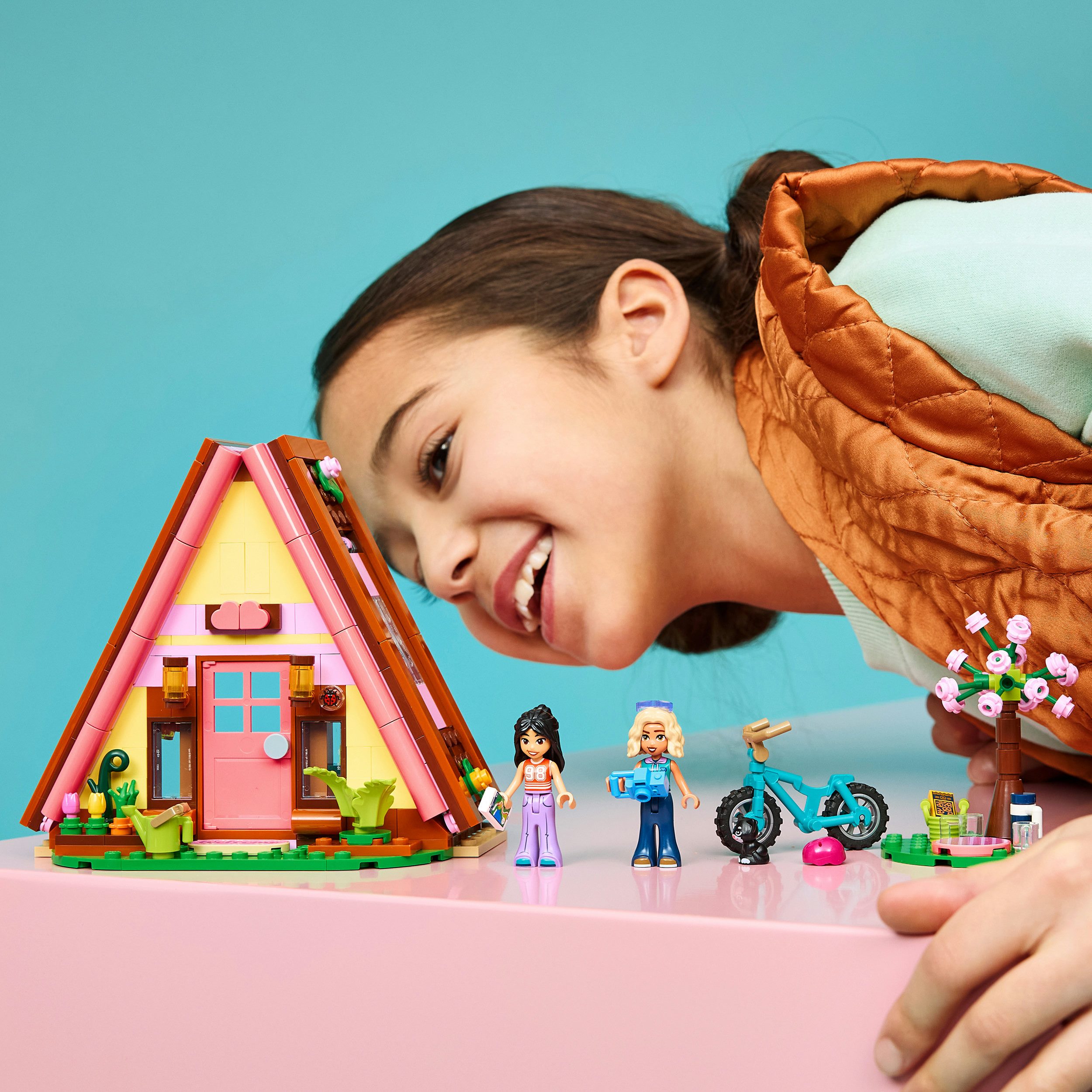 LEGO® Glampinghütte in freier Natur (42682), LEGO Friends Konstruktionsspielsteine, (295 St), Made in Europe