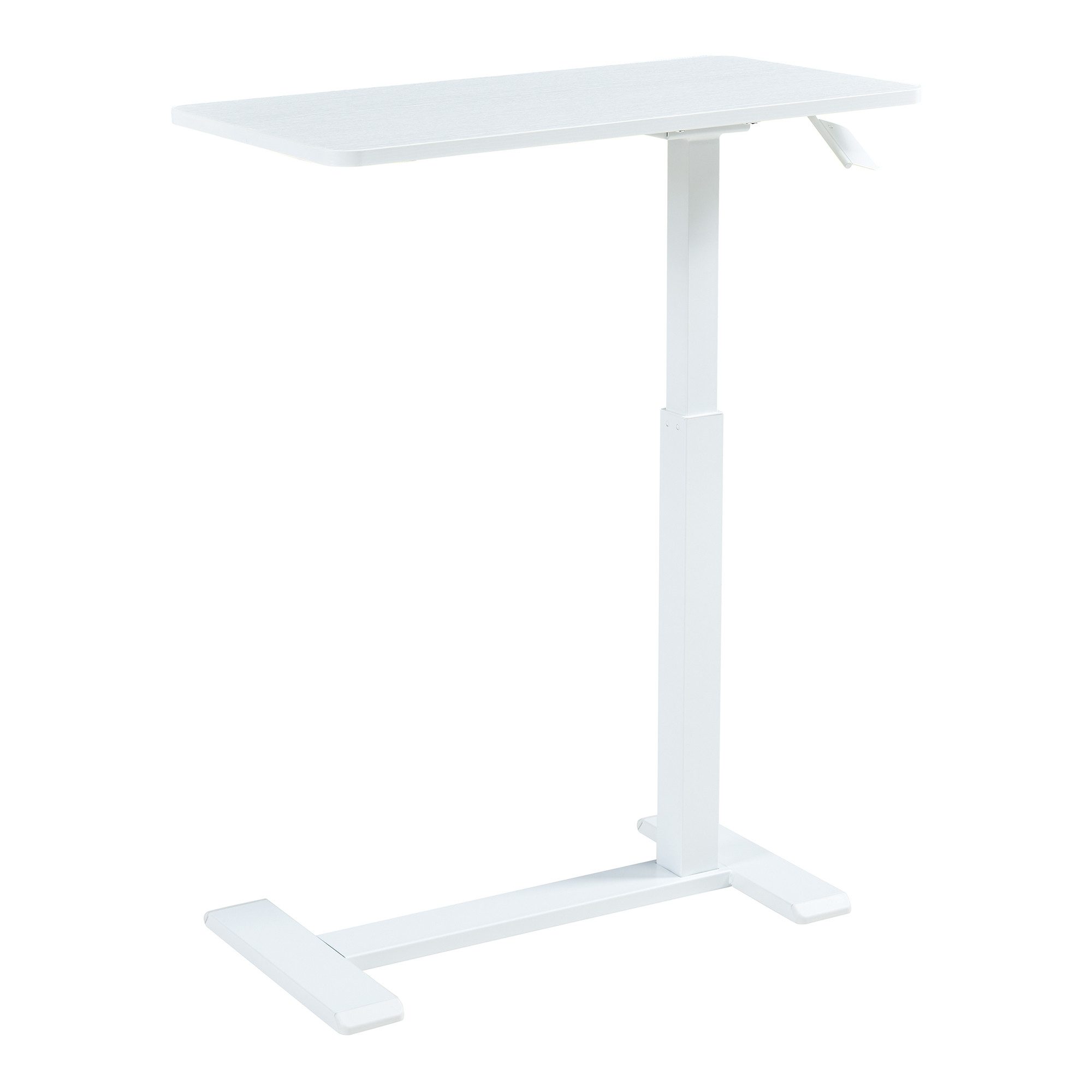 en.casa Laptoptisch, höhenverstellbar »Klirg« rollbar 66-92x68x36 cm Weiß