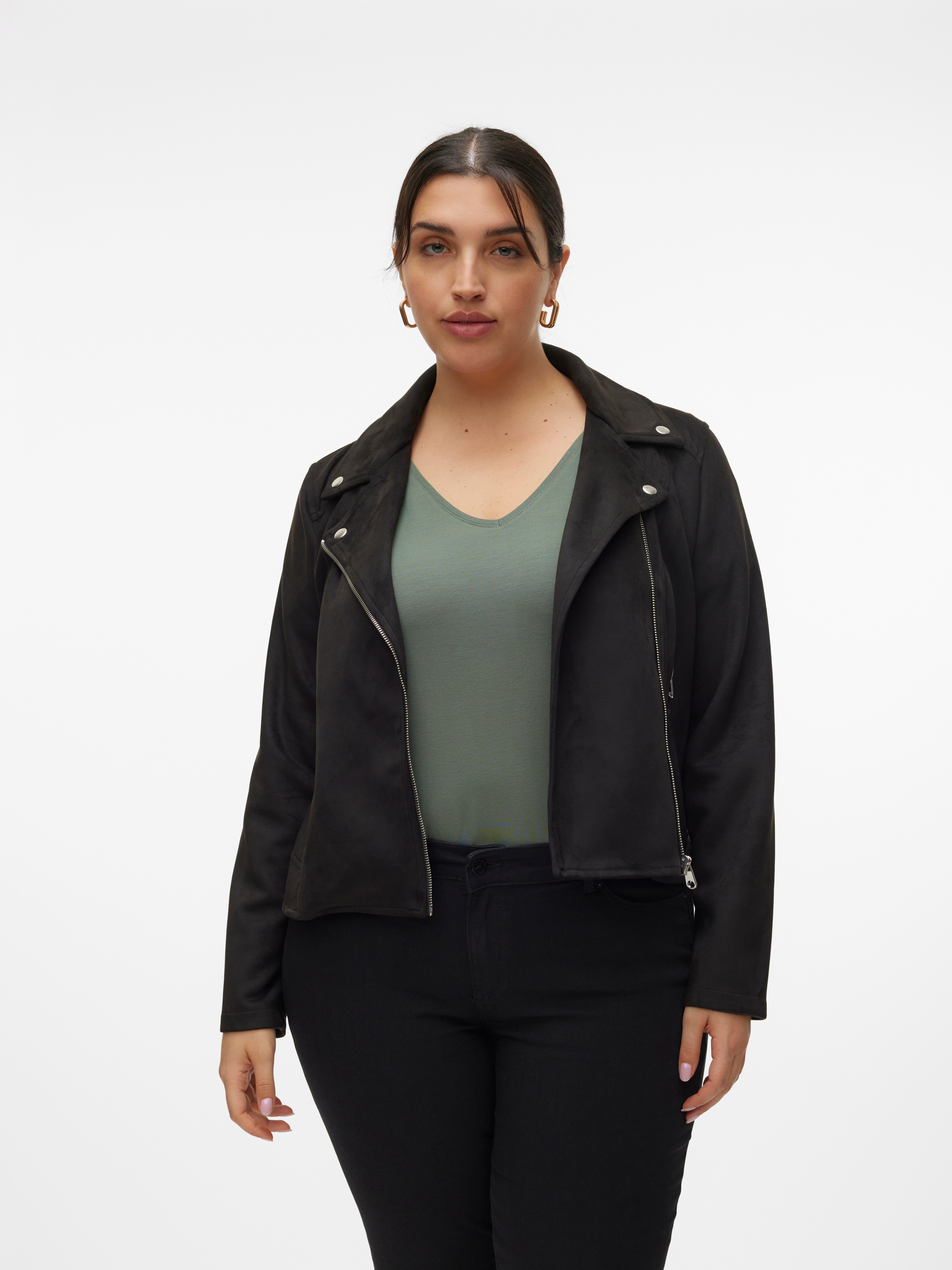 Vero Moda Curve Bikerjacke VMCJOSE SHORT JACKET NOOS CUR