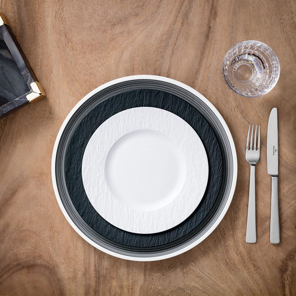 Villeroy & Boch Frühstücksteller Manufacture Rock blanc, Spülmaschinengeeignet