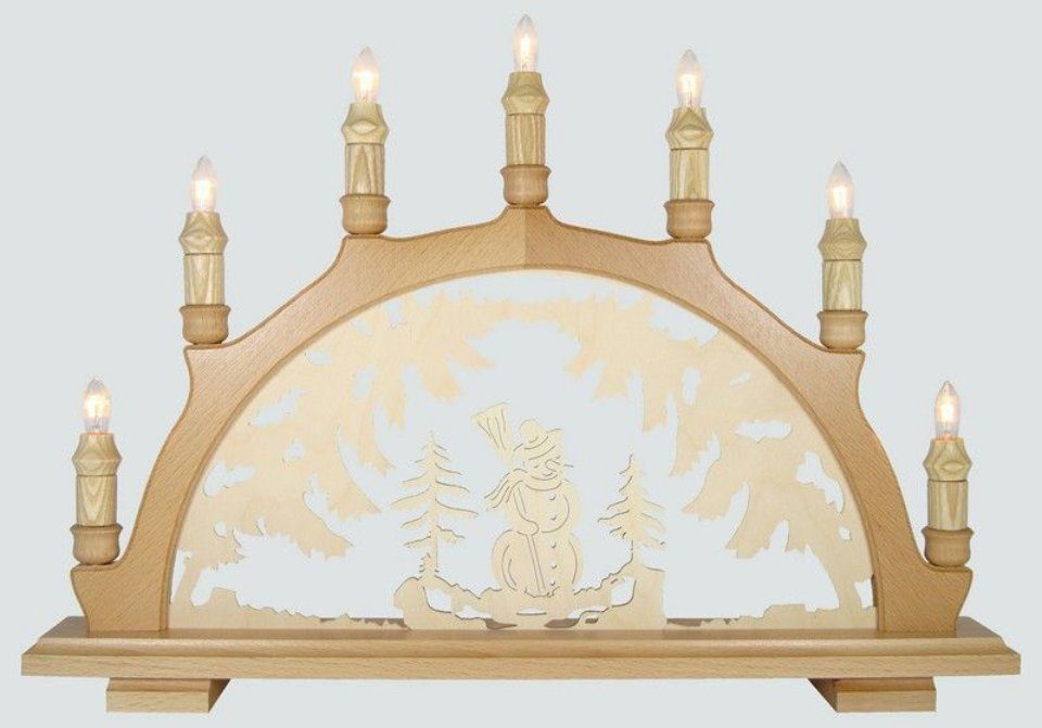 Osterhase Lenk und Sohn Schwibbogen Schneemann