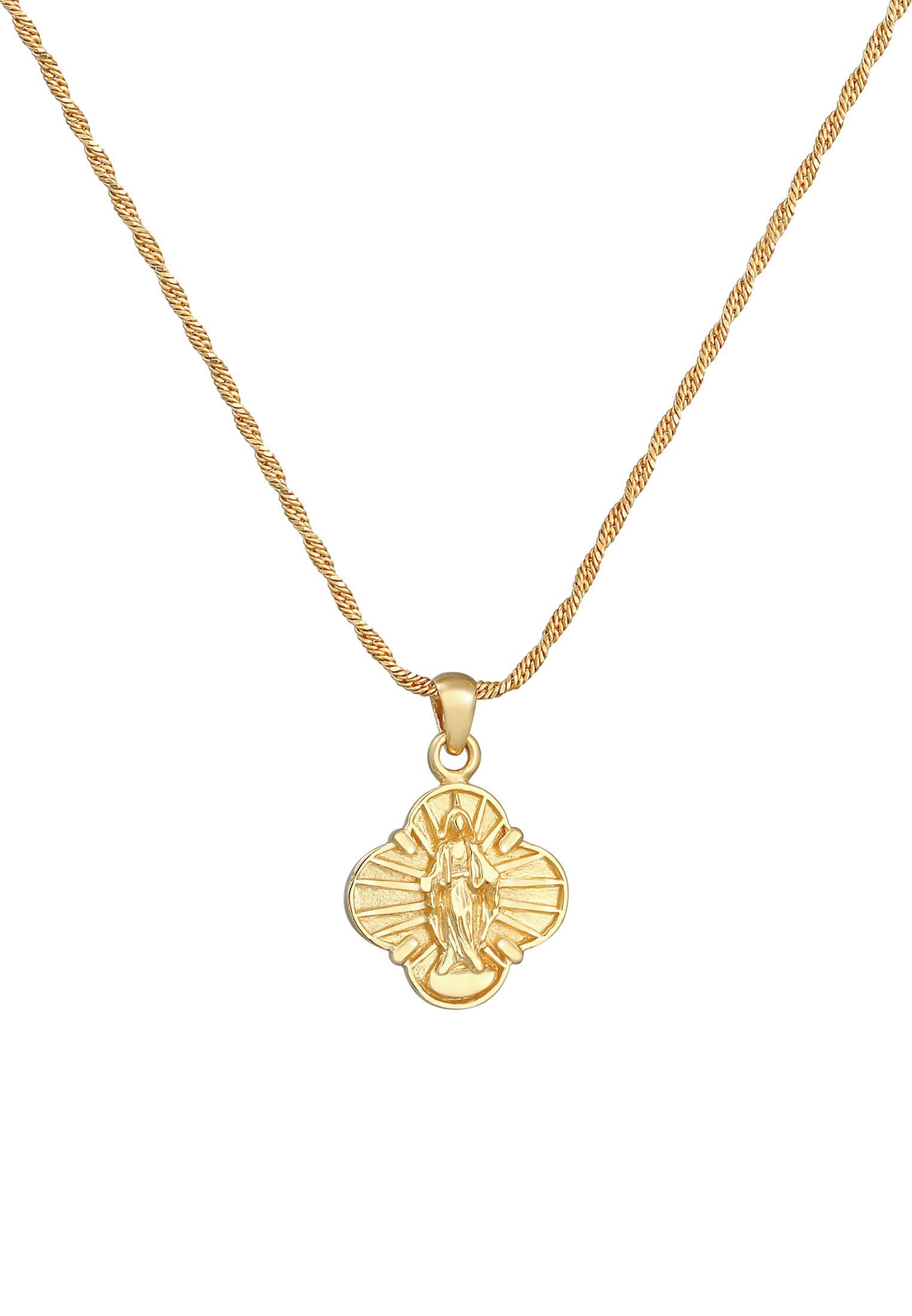 Elli Kette mit Anhänger Kreuz Religion Jungfrau Maria Glaube 925 Silber, Ma günstig online kaufen