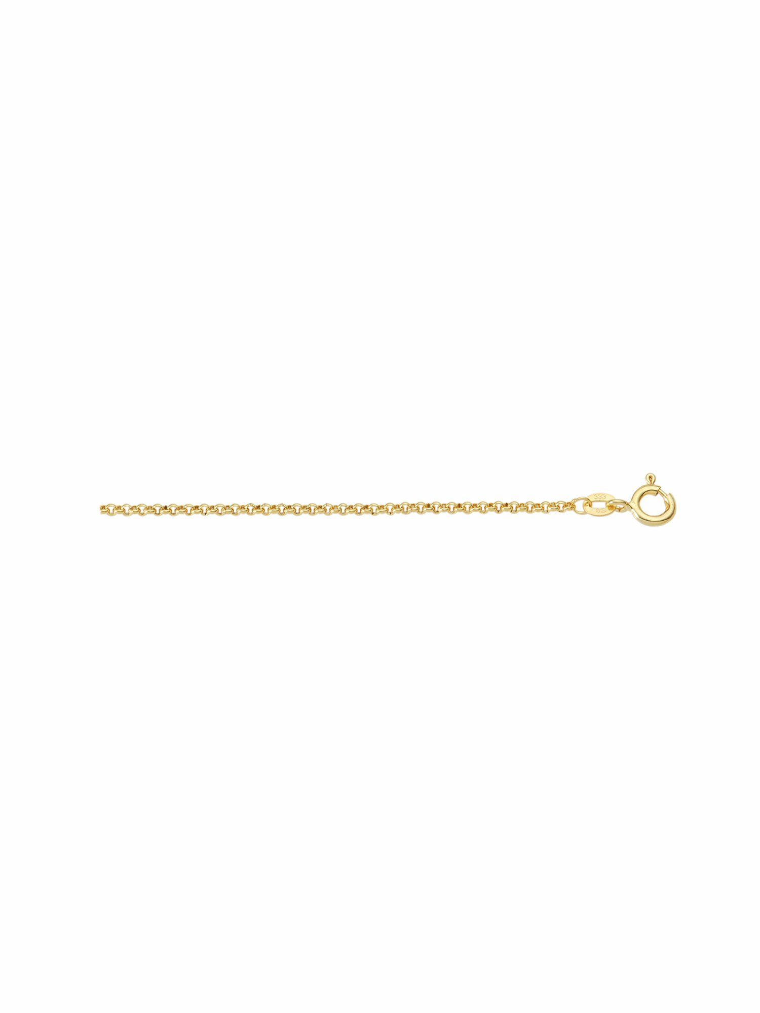 Adelia´s Goldkette 585 Gold Erbs Halskette Ø 1,5 mm, Goldschmuck für Damen