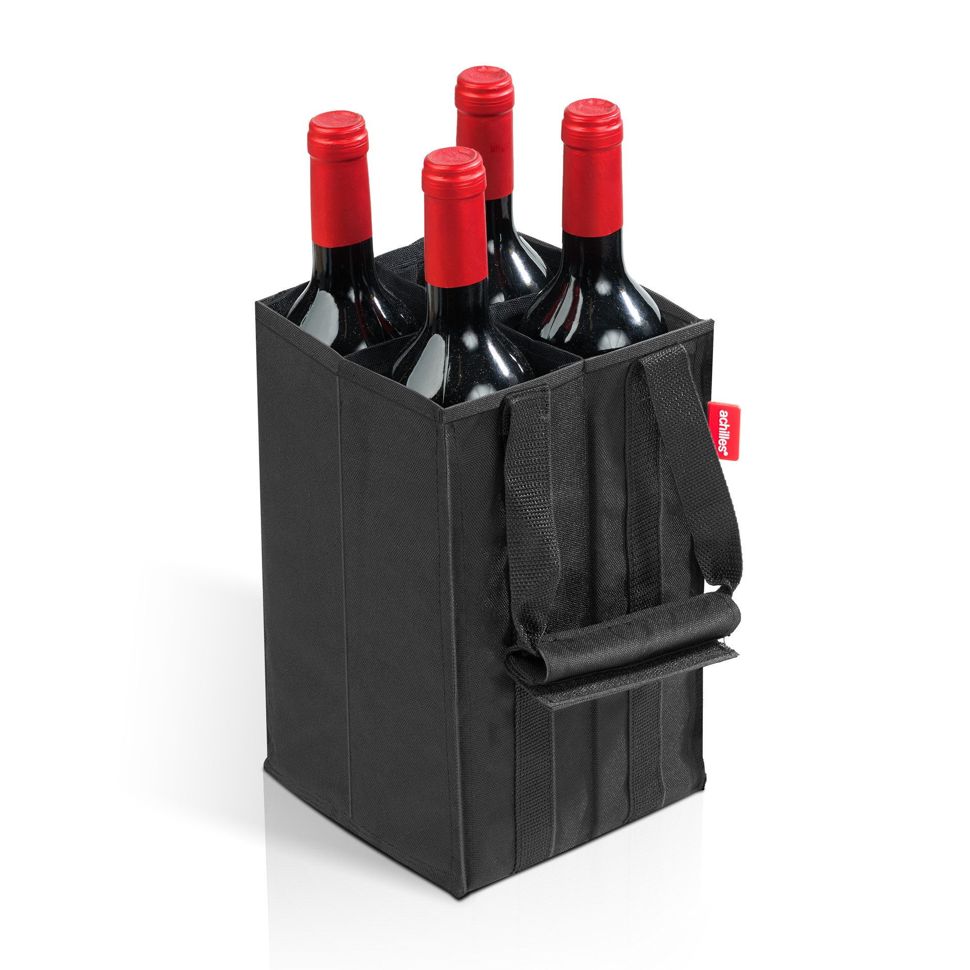 achilles Flaschenkorb Flaschenkorb 4er Bottle-Bag, Flaschentasche für 4 x 1,5 Liter Flaschen