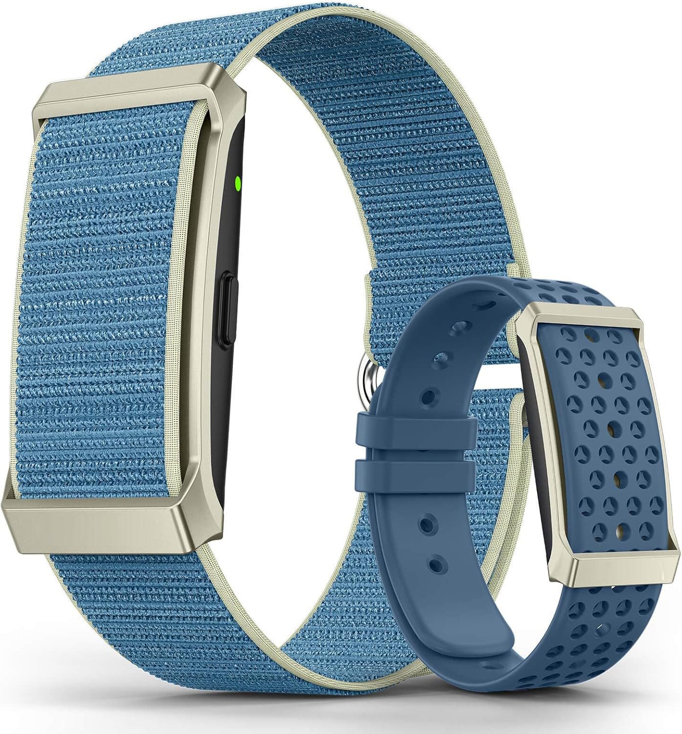 ANYSUN Smart Bracelet, Fitness Tracker 24/7 Gesundheits- & Aktivitätstracker Smartwatch Bildschirmlos, Schlaf-Tracker,Herzfrequenz-/Blutdruck-/SpO2-/HRV-/Stressmonitor, 170+ Sportmodi, 1 ATM, Kostenlose App,2 Armbänder,für Android und iOS