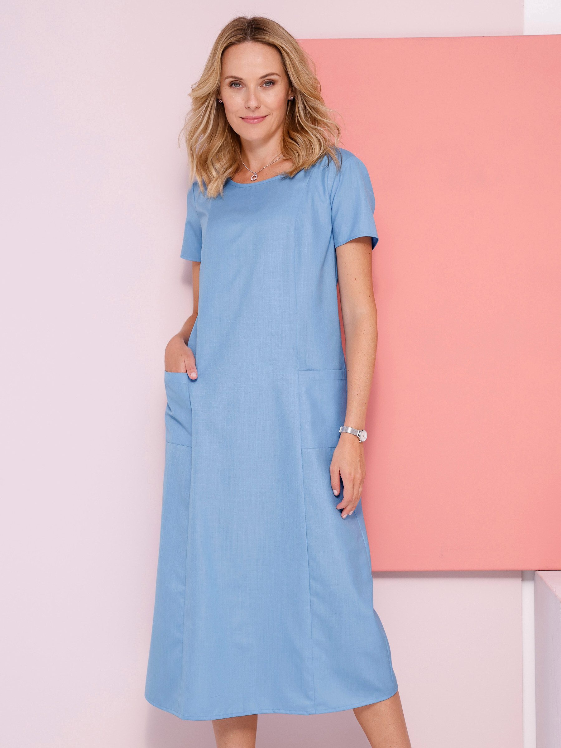Sieh an! Etuikleid Kleid Kurzarm