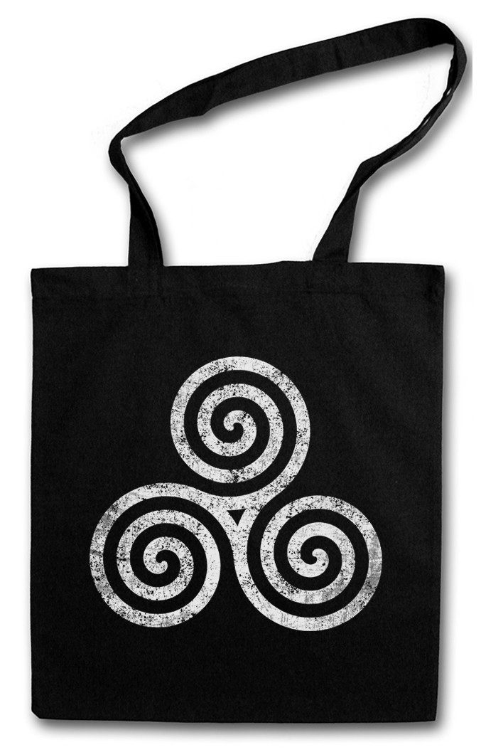 Beuteltasche Triskelion Symbol III Stofftasche Nordic Celtic Kelten Knoten Larp