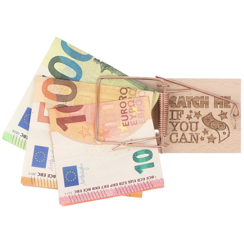 Spruchreif® Spardose Mausefalle Geldgeschenk · Mausefalle günstig online kaufen
