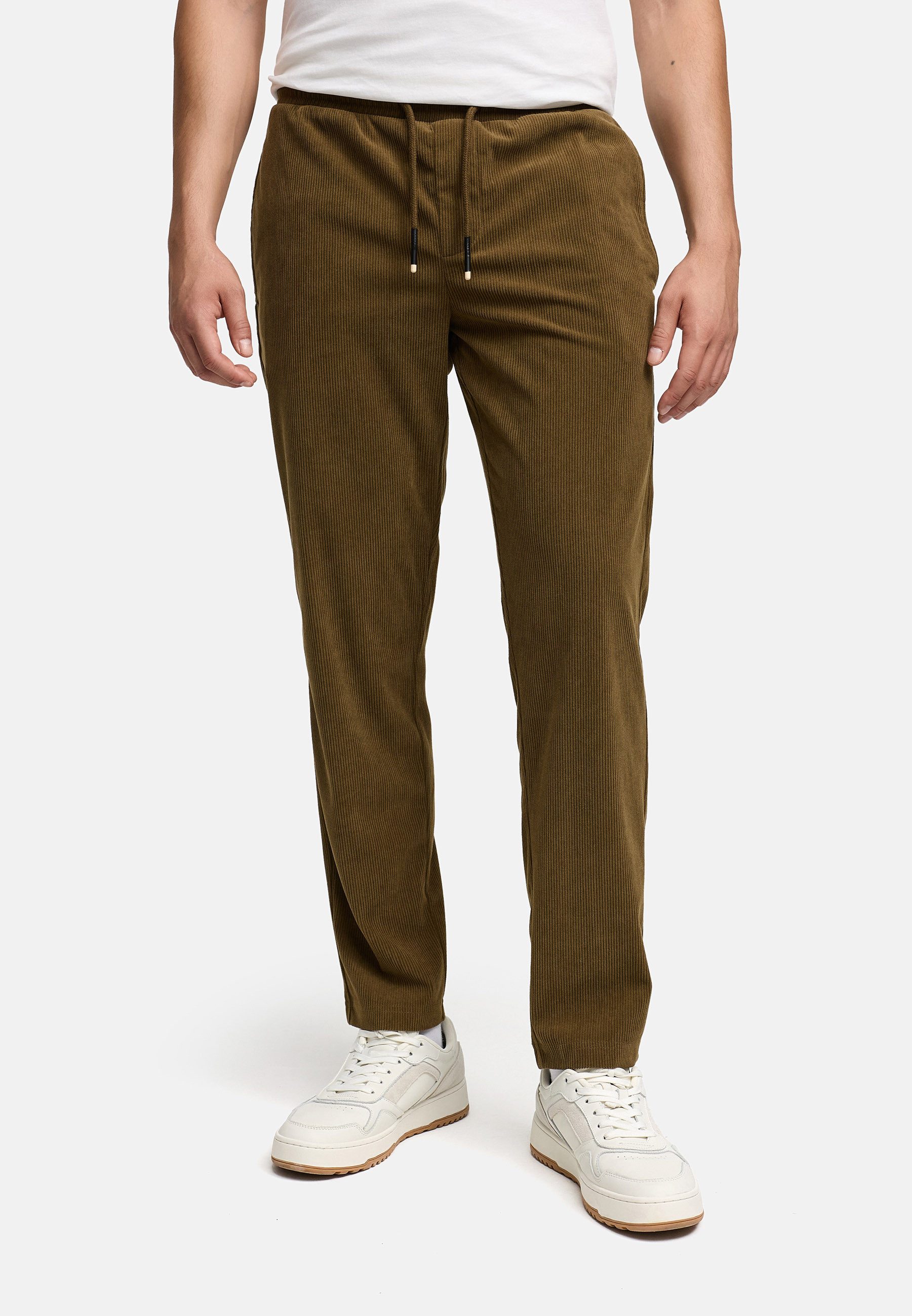 Indicode Chinohose Herren INNemoto Pants Chino Hose Herrenhose mit elastischem Komfortbund