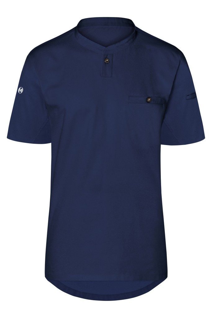 Kurzarmshirt KARLOWSKY Herren Arbeitsshirt PERFORMANCE Kurzarm Slim Marine