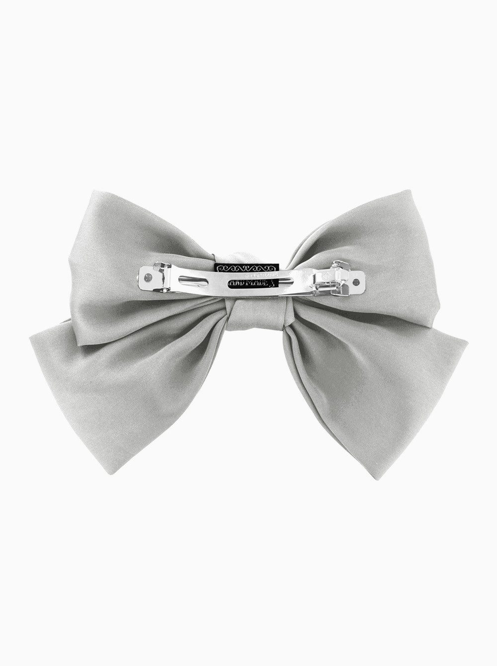 axy Haarspange Schleife-Haarspange mit XL großer Schleife aus Satin, femininer Style Damen Vintage Haarspange Haarklammer