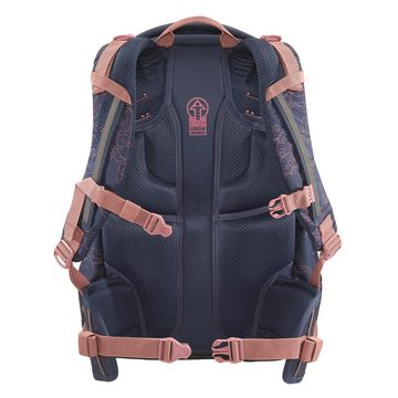 coocazoo Schulranzen Schulrucksack-Set MATE Sweet Rose 2-teilig (Rucksack, Mäppchen), ergonomisch, reflektiert, Körpergröße: 135 - 180 cm