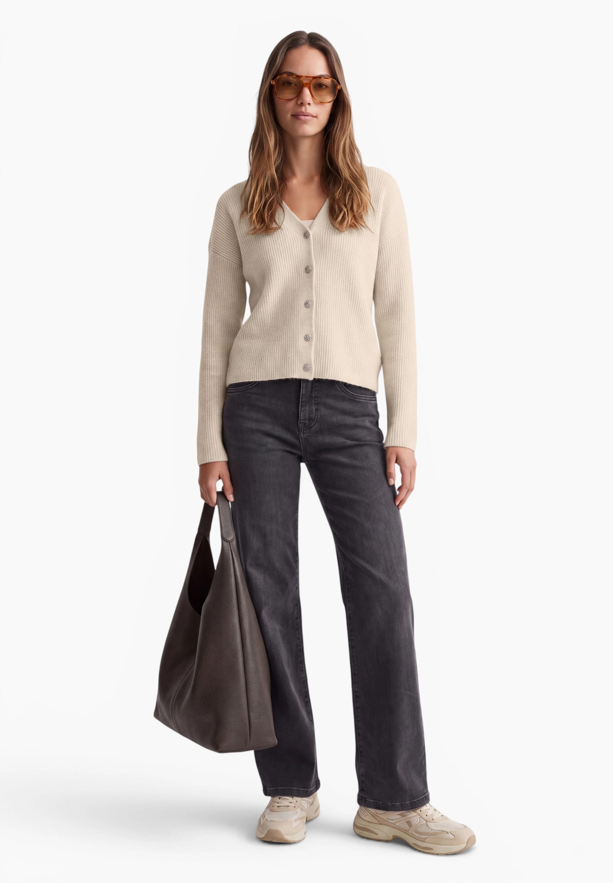 STREET ONE STUDIO Cardigan mit V-Ausschnitt – Bild 3 von 5