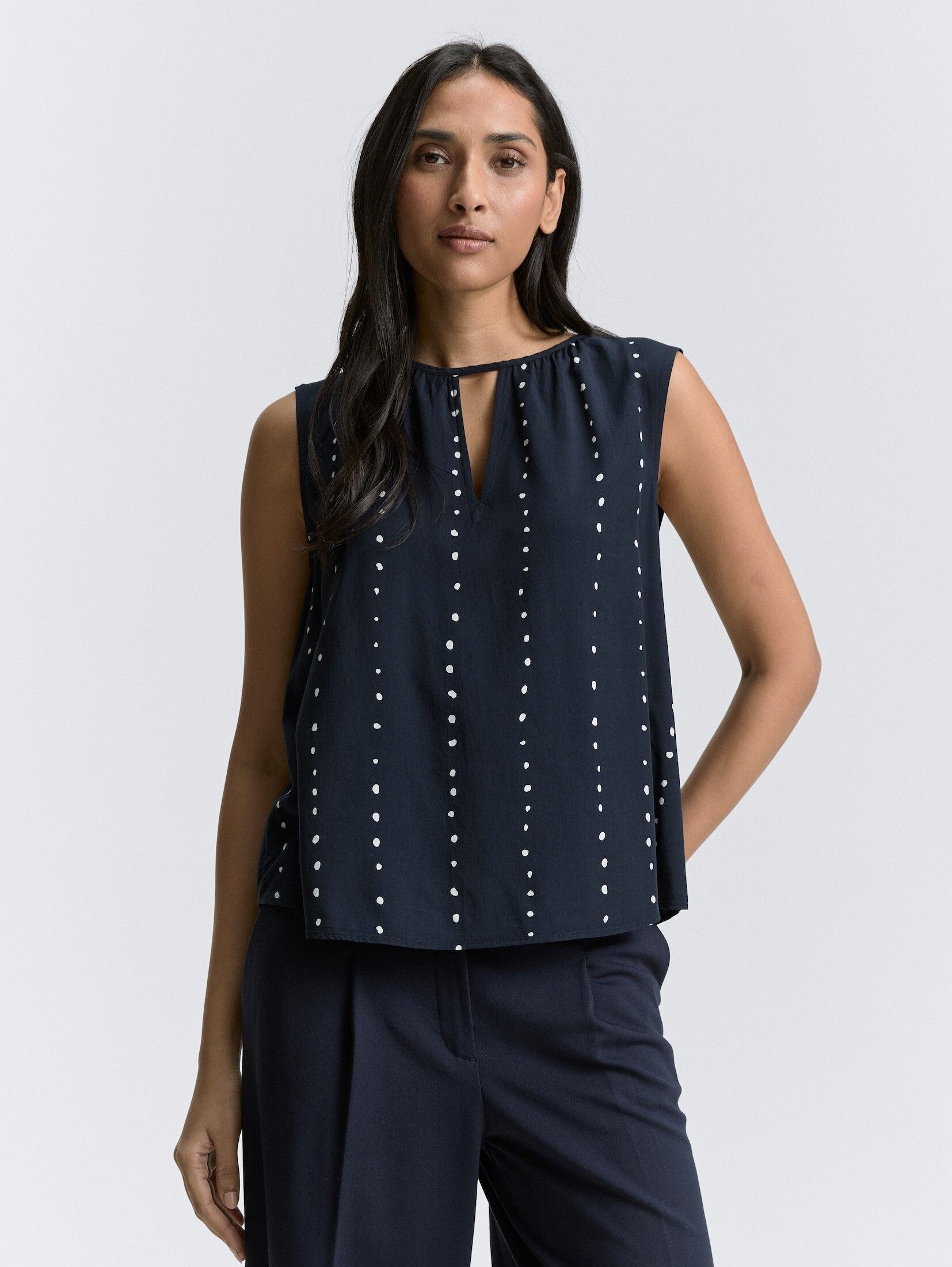 TOM TAILOR Blusentop Blusentop mit Muster günstig online kaufen