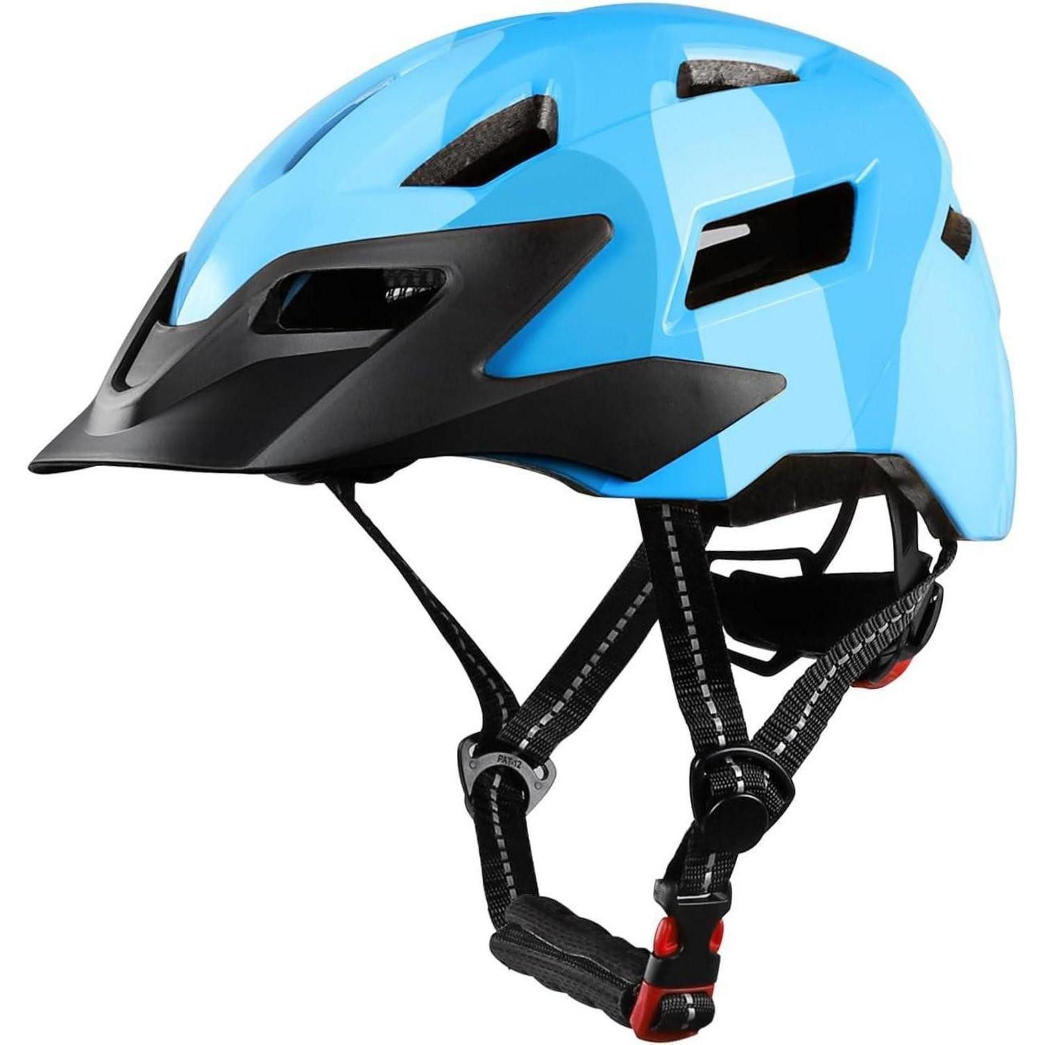 Kinderfahrradhelm Fahrradhelm Kinder Verstellbar Mädchen Jungen S (52-56 cm) Blau