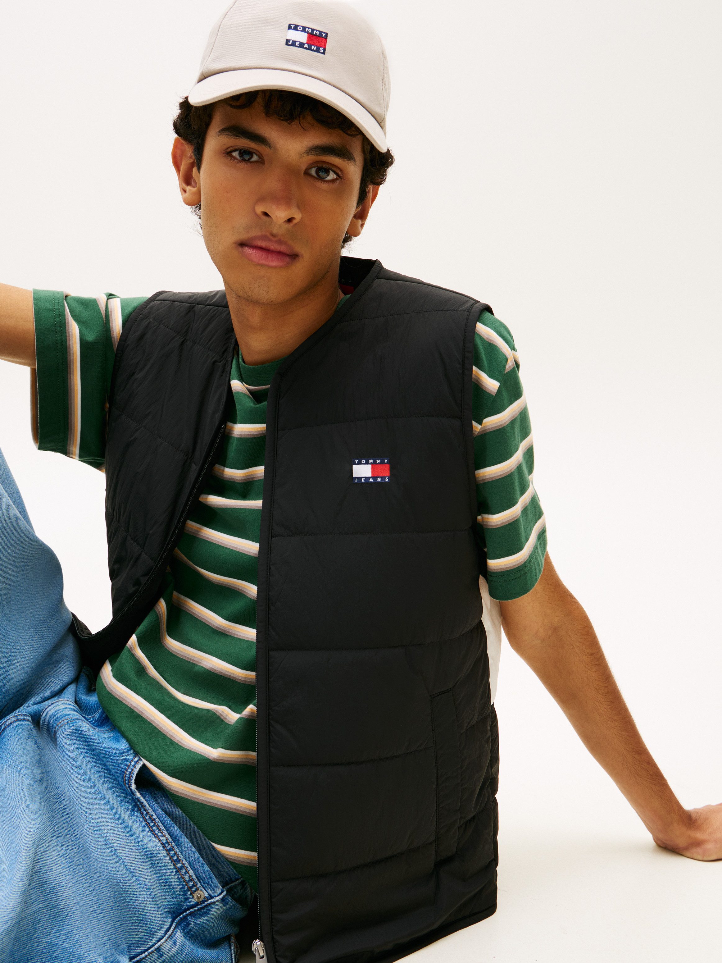 Tommy Jeans Steppweste TJM HERITAGE FLAG QUILTED Underliner Regular fit mit günstig online kaufen