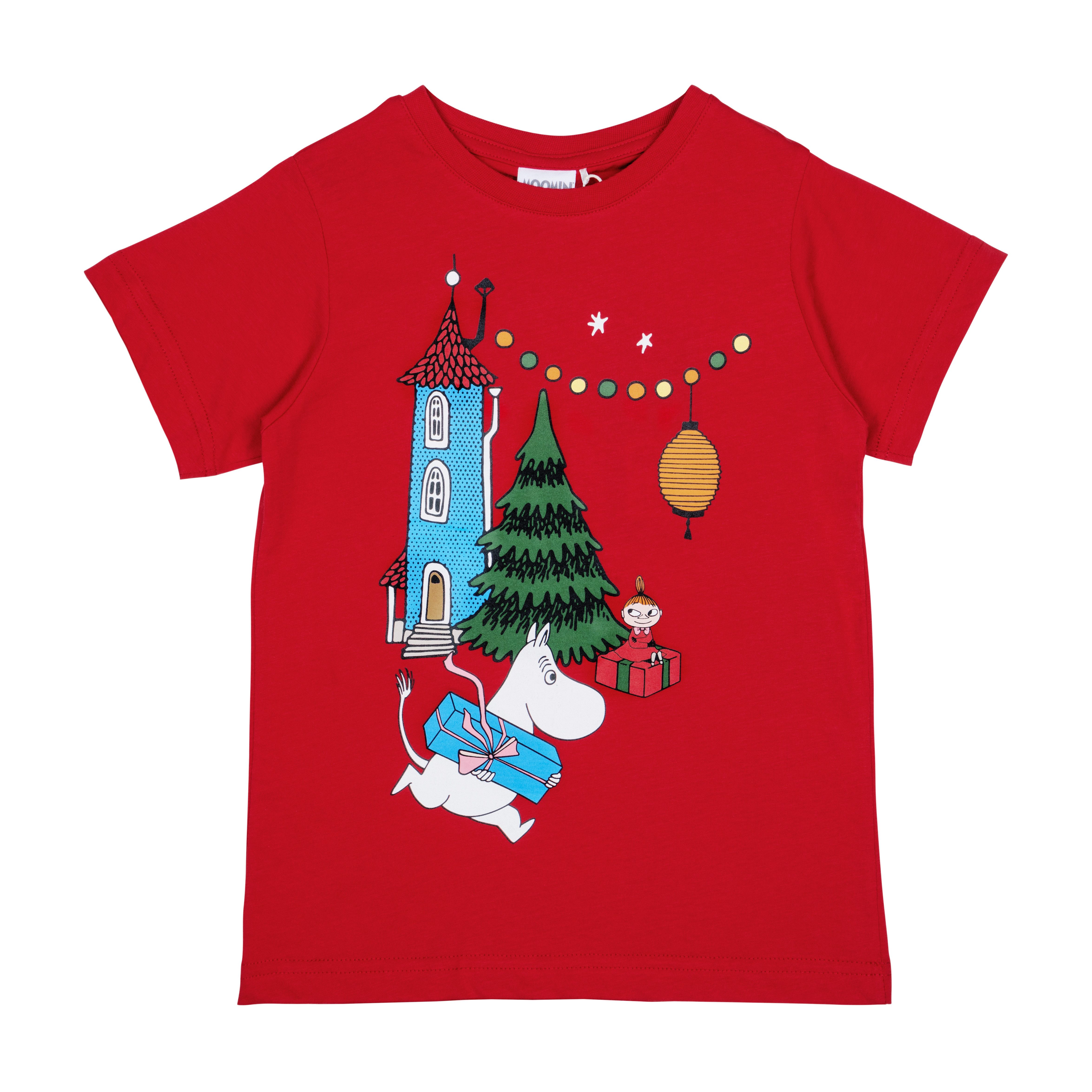 Moomin by Martinex T-Shirt Moomin by Martinex T-Shirt rot Weihnachten Moomin Moomintroll X-Mas