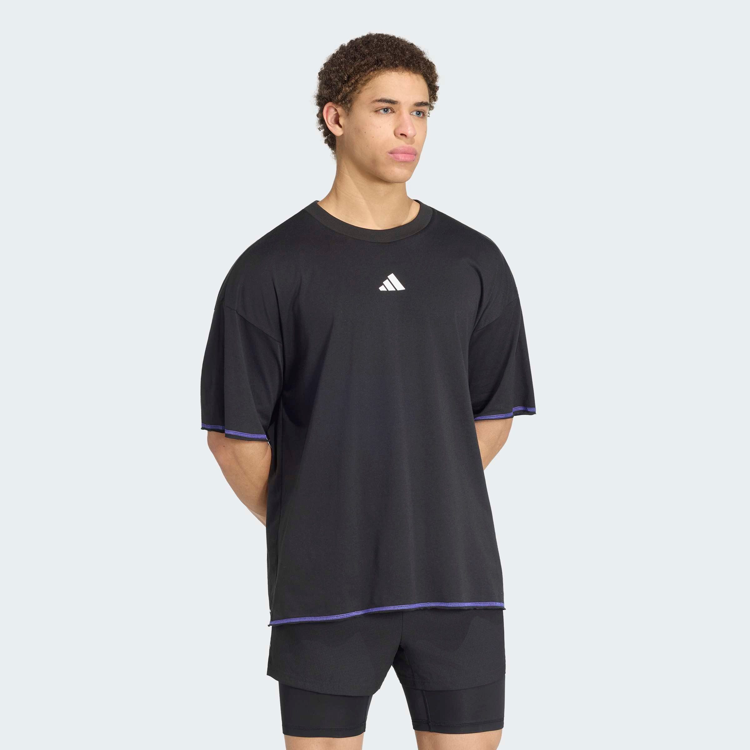 adidas Performance T-Shirt M TRAIN GFX T mit sportlichem Stil, aus Polyester