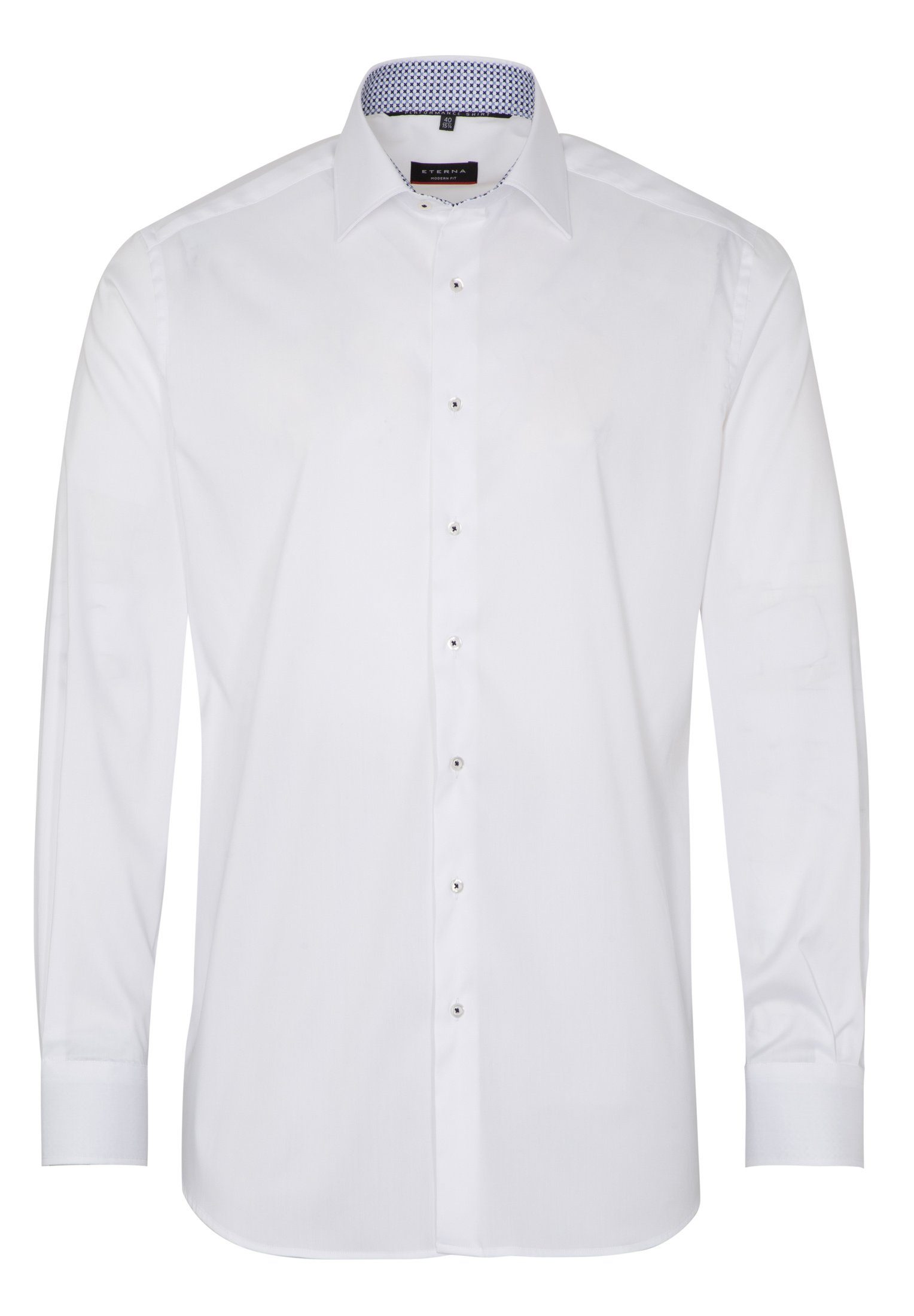 Weiß Businesshemd Hemd Eterna