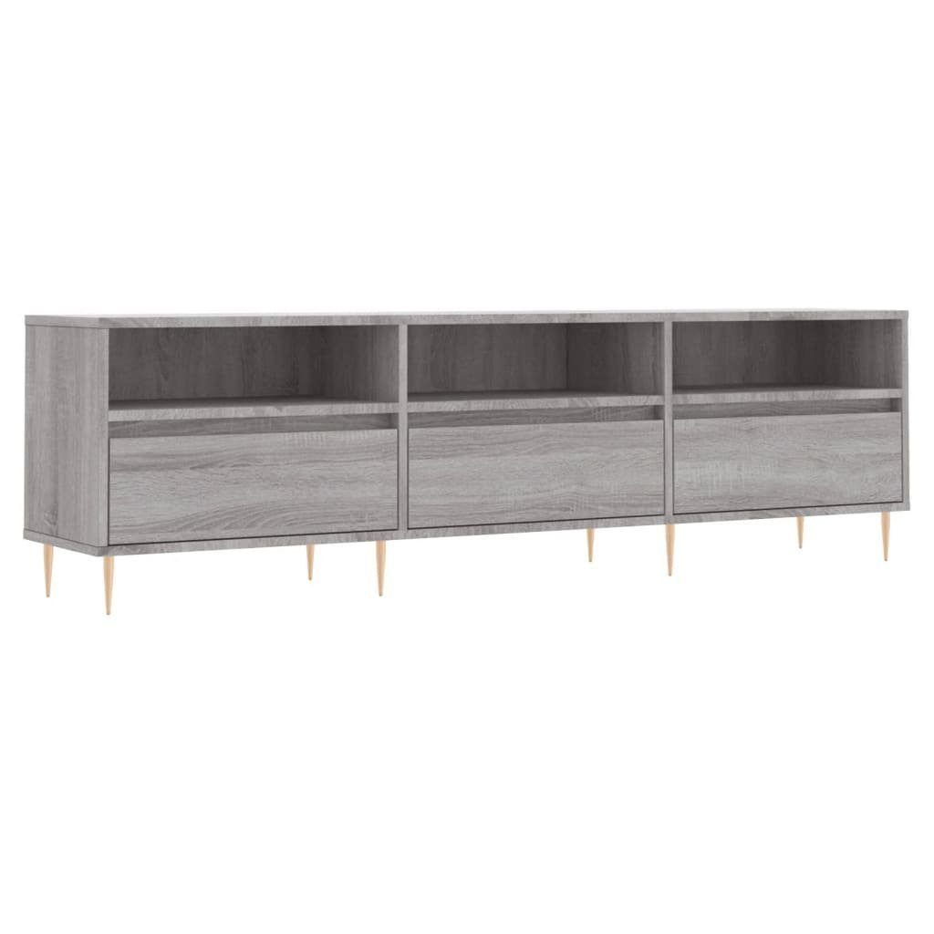 vidaXL TV-Schrank (1-St) Sonoma 150x30x44,5 cm Holzwerkstoff Grau TV-Schrank