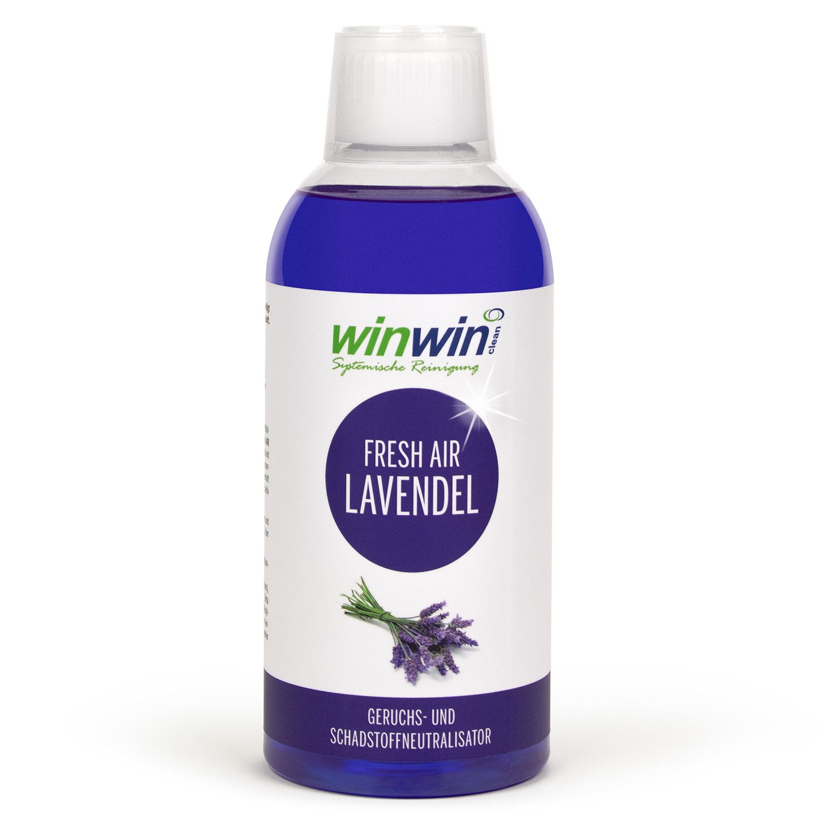winwinCLEAN Raumduft Raumluftreiniger-Konzentrat LAVENDEL Raumerfrischer Raumluftdeo (1x winwinCLEAN fresh AIR LAVENDEL 500ml), Geruchsentferner,Geruchsneutralisierer,Reinigungsmittel,Air Purifier