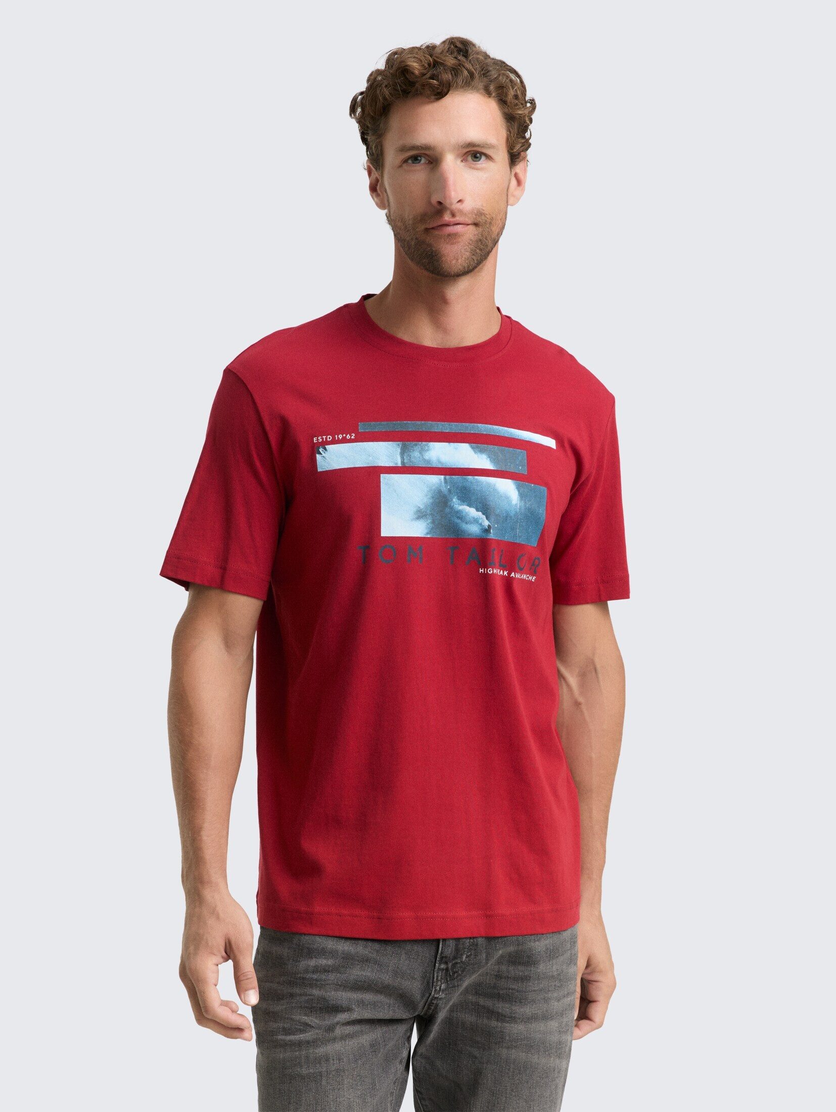 TOM TAILOR T-Shirt T-Shirt mit Foto-Print günstig online kaufen