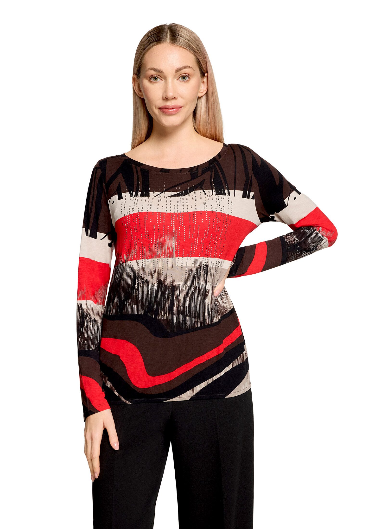 Kurzarmshirt Damen mit Gummizug