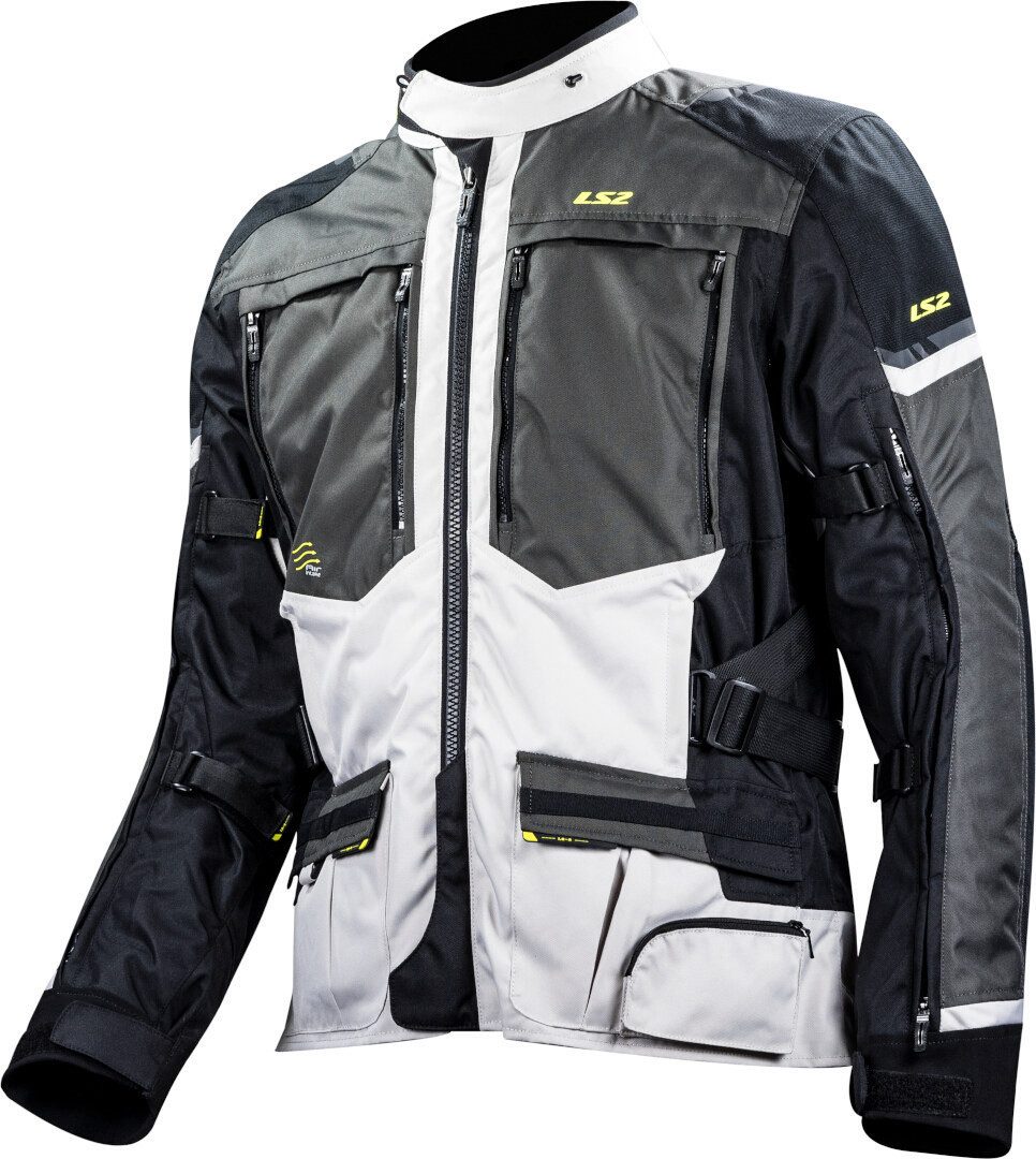 LS2 Motorradjacke Norway wasserdichte Motorrad Textiljacke herausnehmbares Innenfutter,herausnehmbare Membrane,wasserdicht
