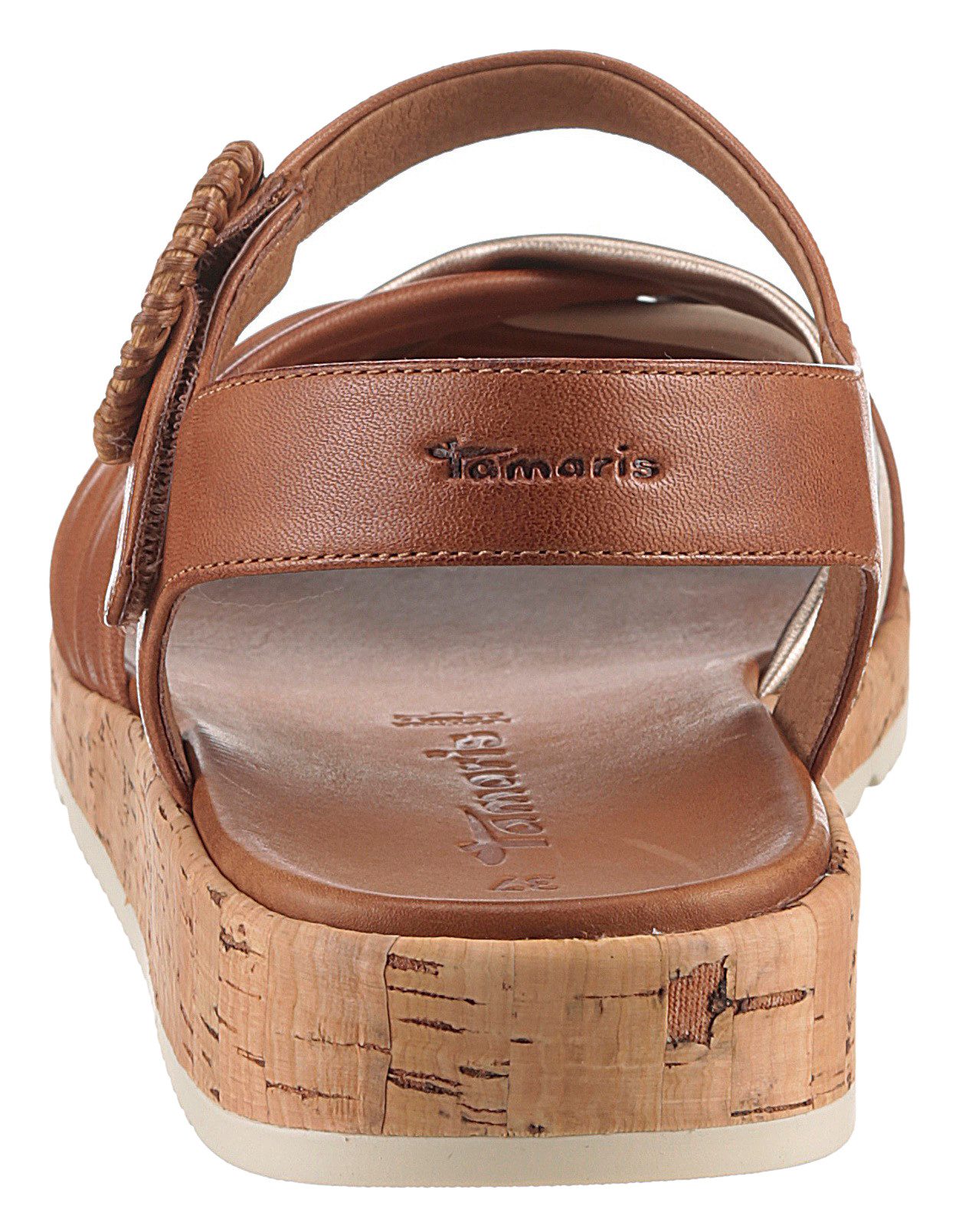 Tamaris Sandalette, Plateau, Sommerschuh, Riemchensandale mit hübscher Zier günstig online kaufen