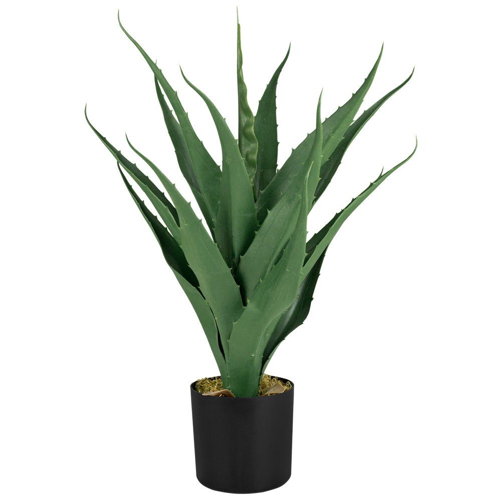 Künstliche Zimmerpflanze Aloe Vera Kunstpflanze Plastikpflanze günstig online kaufen