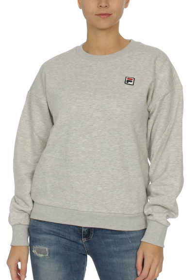 Fila Sweatshirt Fila Sweater Damen SUZANNA CREW SWEAT 687456 Grau B13 Light Grey Melange Bros