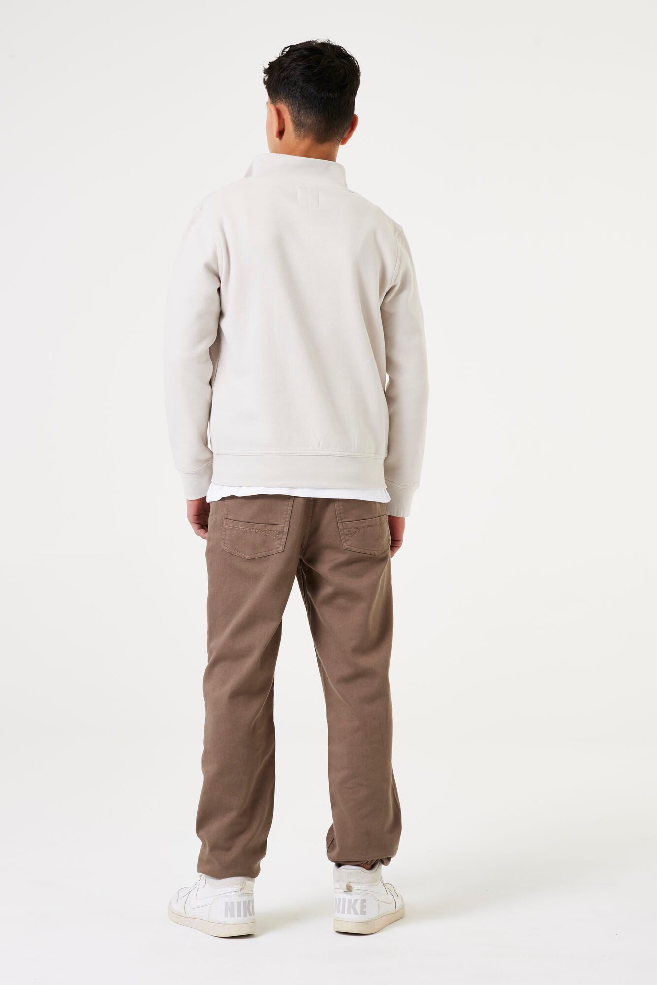 Garcia Sweatshirt mit Troyerkragen