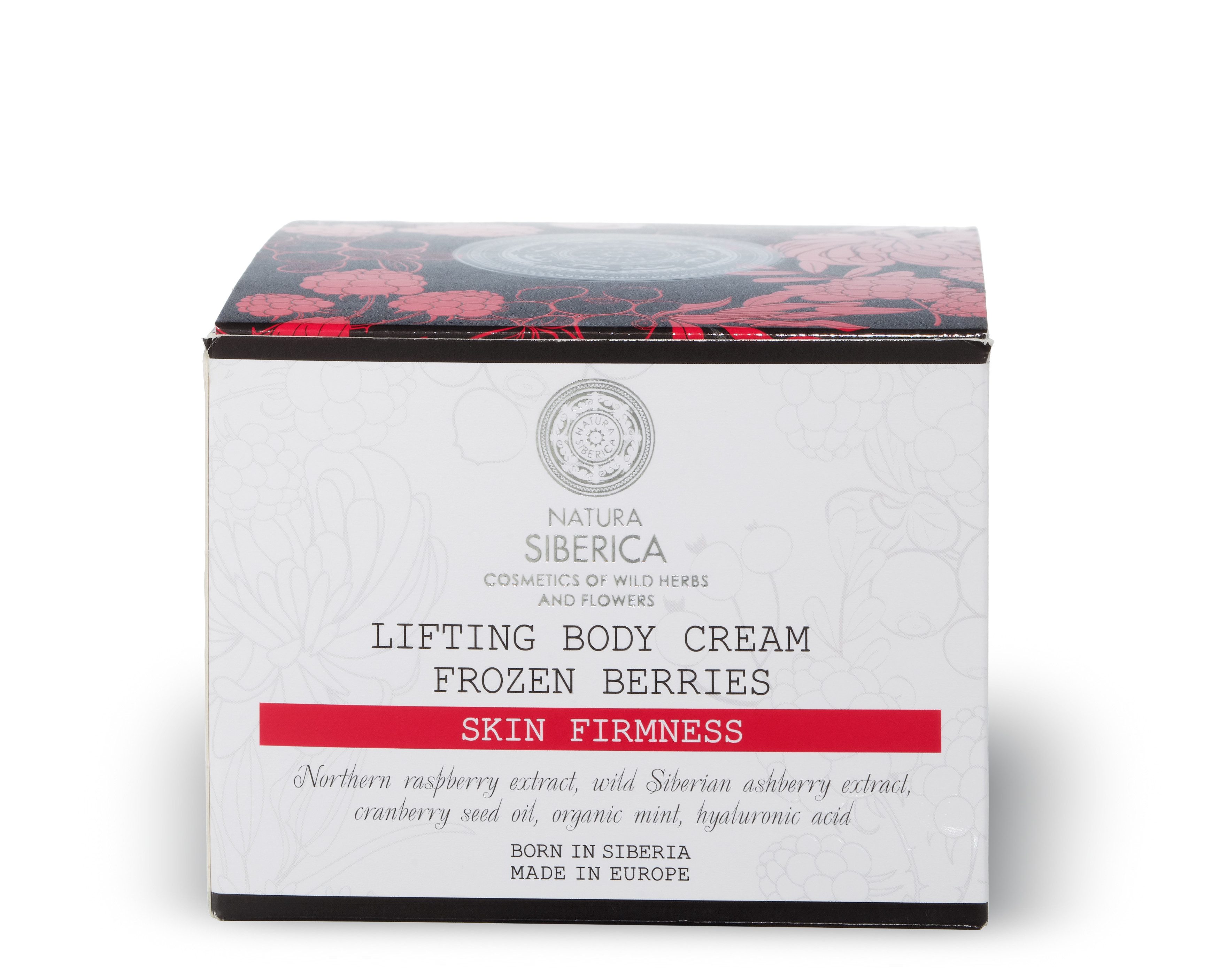 Natura Siberica Körperlotion Steklo Body Lifting Cream Frozen Berries, 300 ml