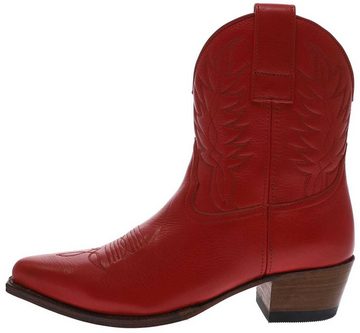 Sendra Boots ROSMY LIBERT 16367 Rot Stiefelette Rahmengenähter Damen Westzernstiefel