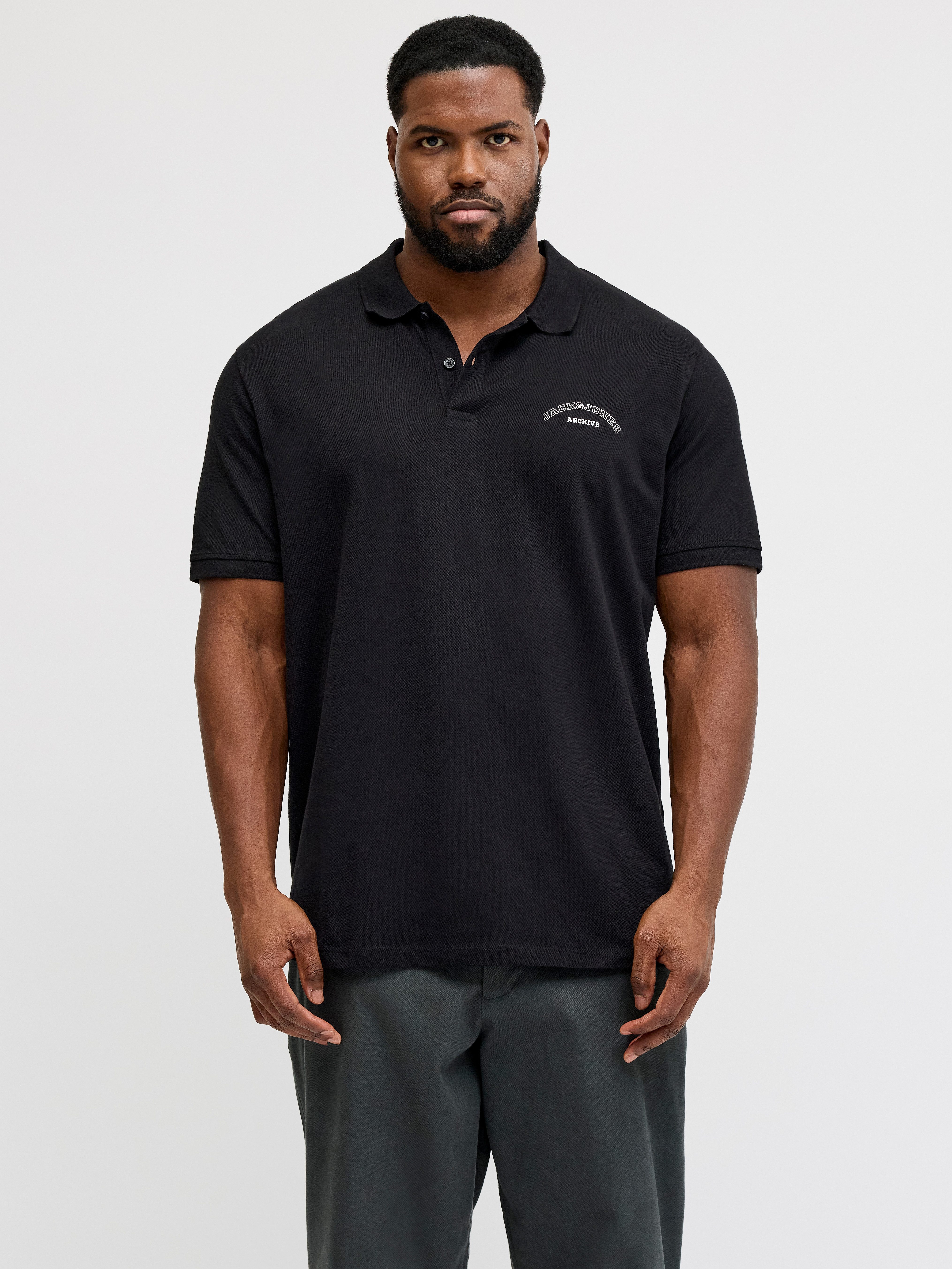 Jack & Jones PlusSize Poloshirt JJCOLLEGE LOGO POLO SS PLS günstig online kaufen