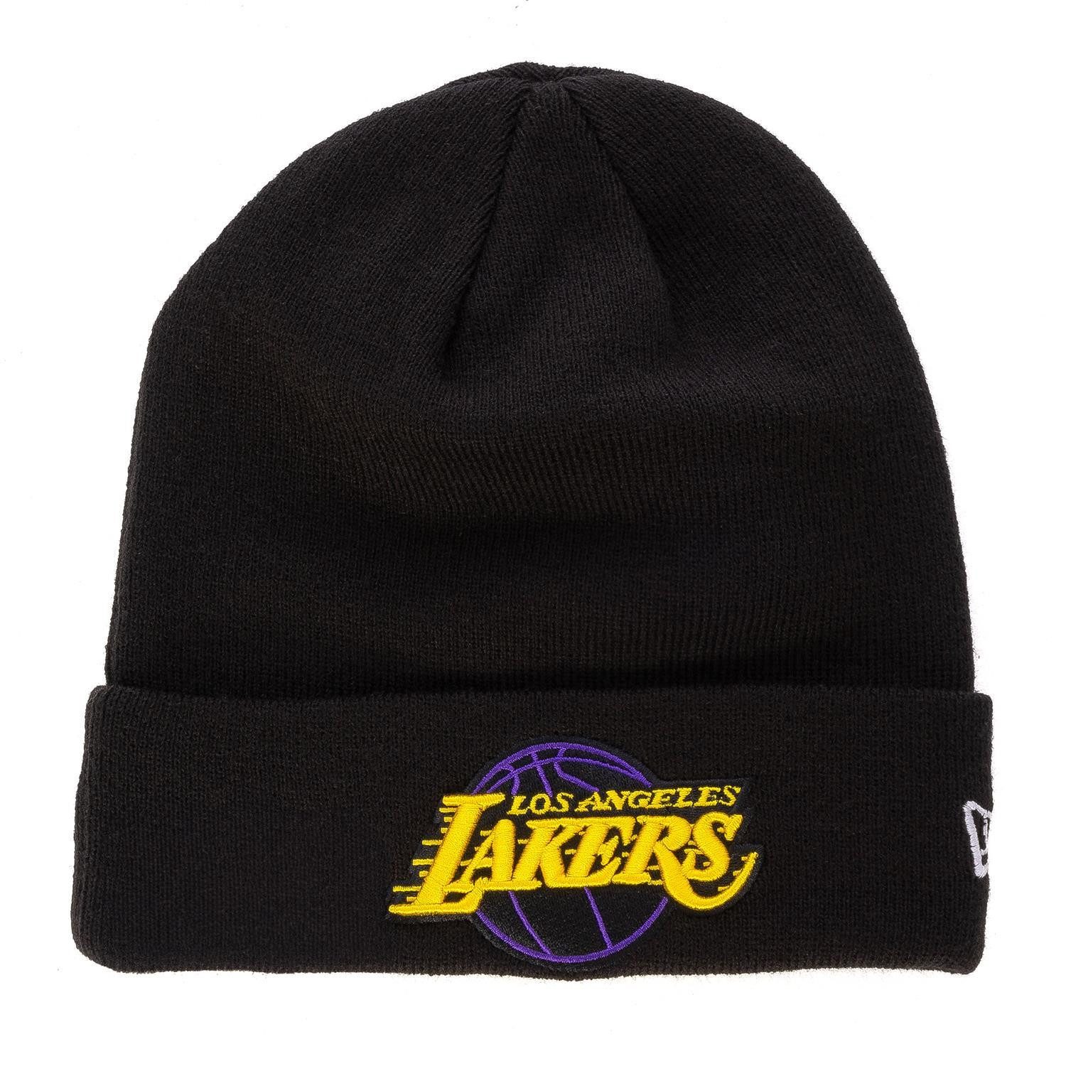 New Era Strickmütze Mütze New Era NBA Los Angeles Lakers breiter Umschlag