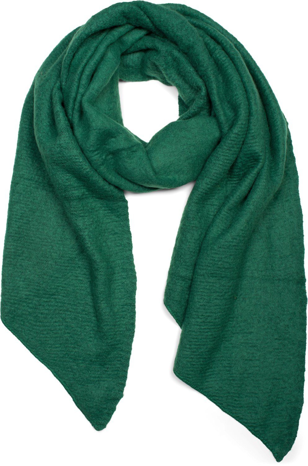 styleBREAKER XXL-Schal Asymmetrischer unifarbener Web Schal, (1-St)